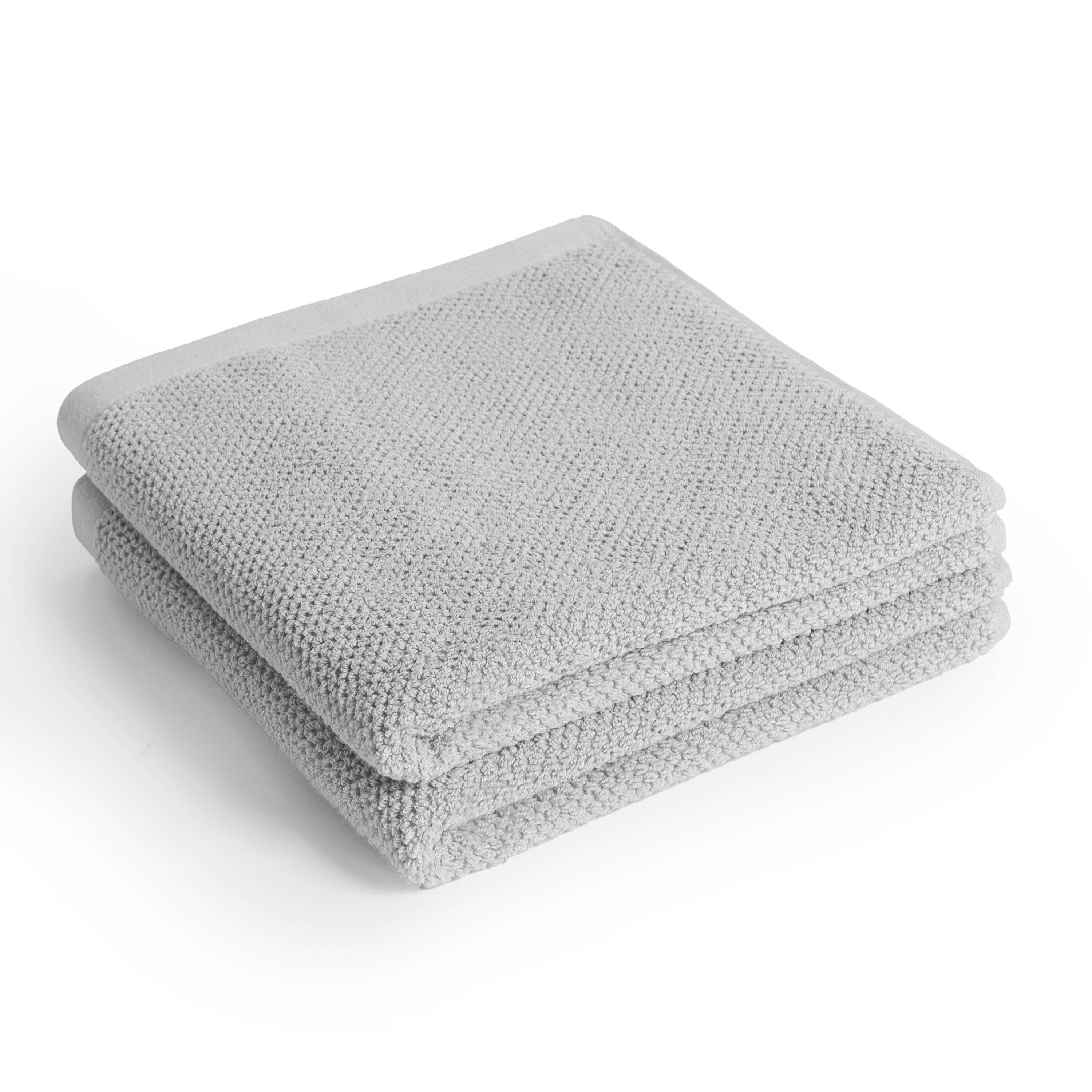 herzbach home Handtuch Set Spa 50x100cm, (2-St), 525g/m², Premium-Qualität, 100% Baumwolle, einfarbig