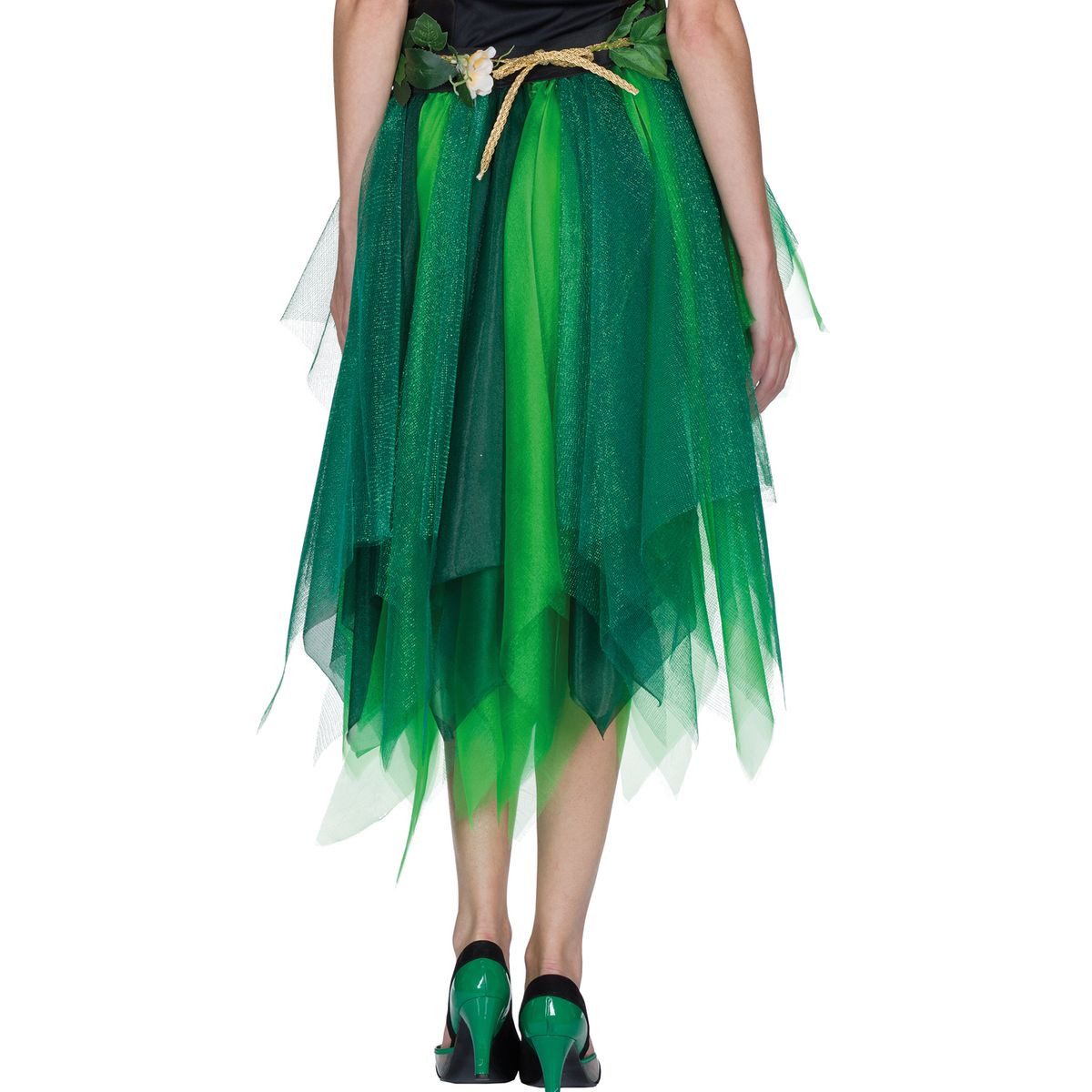 Party x People Feen-Kostüm Waldfee Grün Oberteil und Rock für Erwachsene