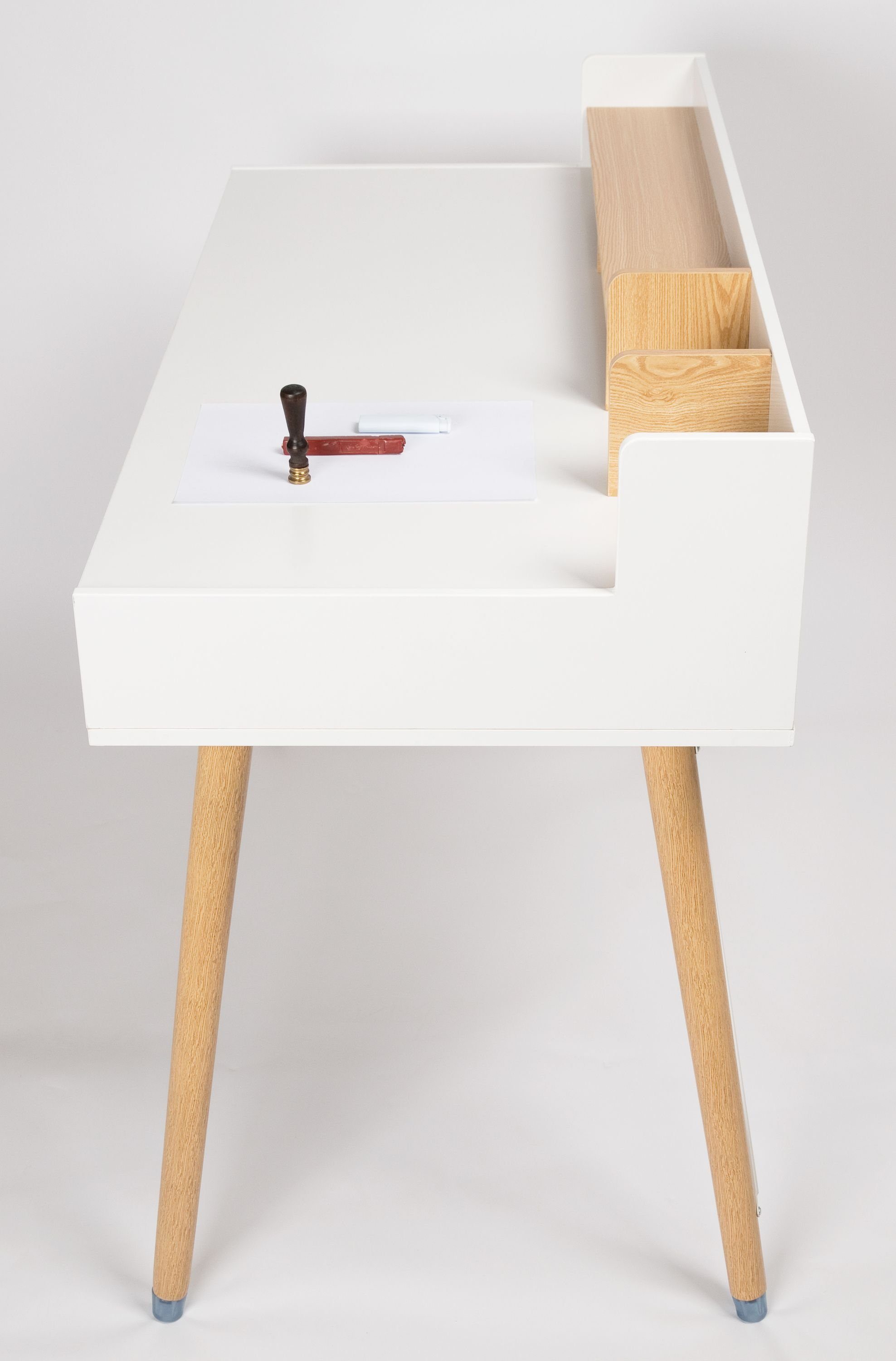 Regal Schublade weiß WONDERMAKE Computertisch Holz Bürotisch Schreibtisch klein Schreibtisch