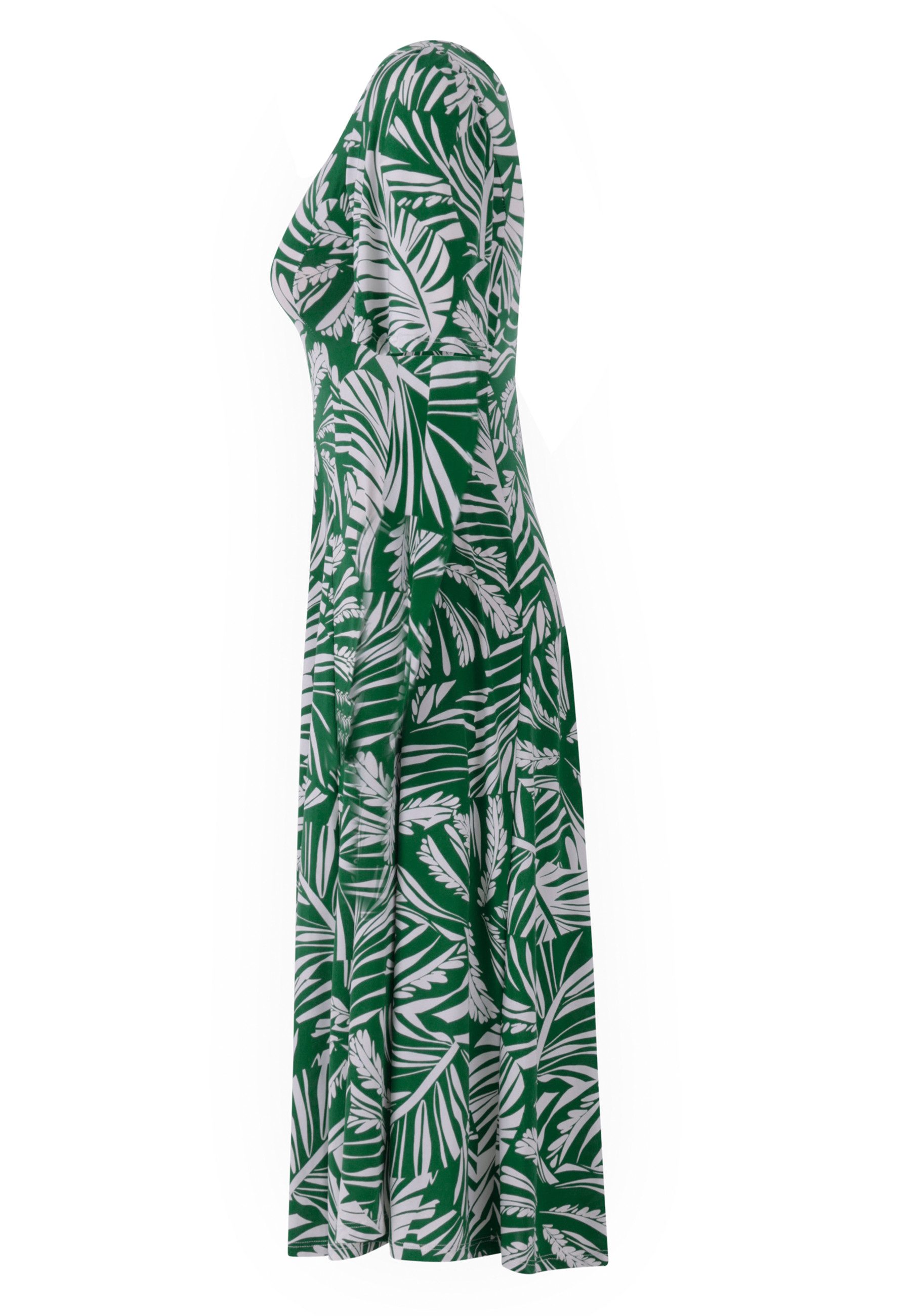 YC Fashion & Style Sommerkleid mit V-Ausschnitt– Elegant & Bequem Alloverdruck