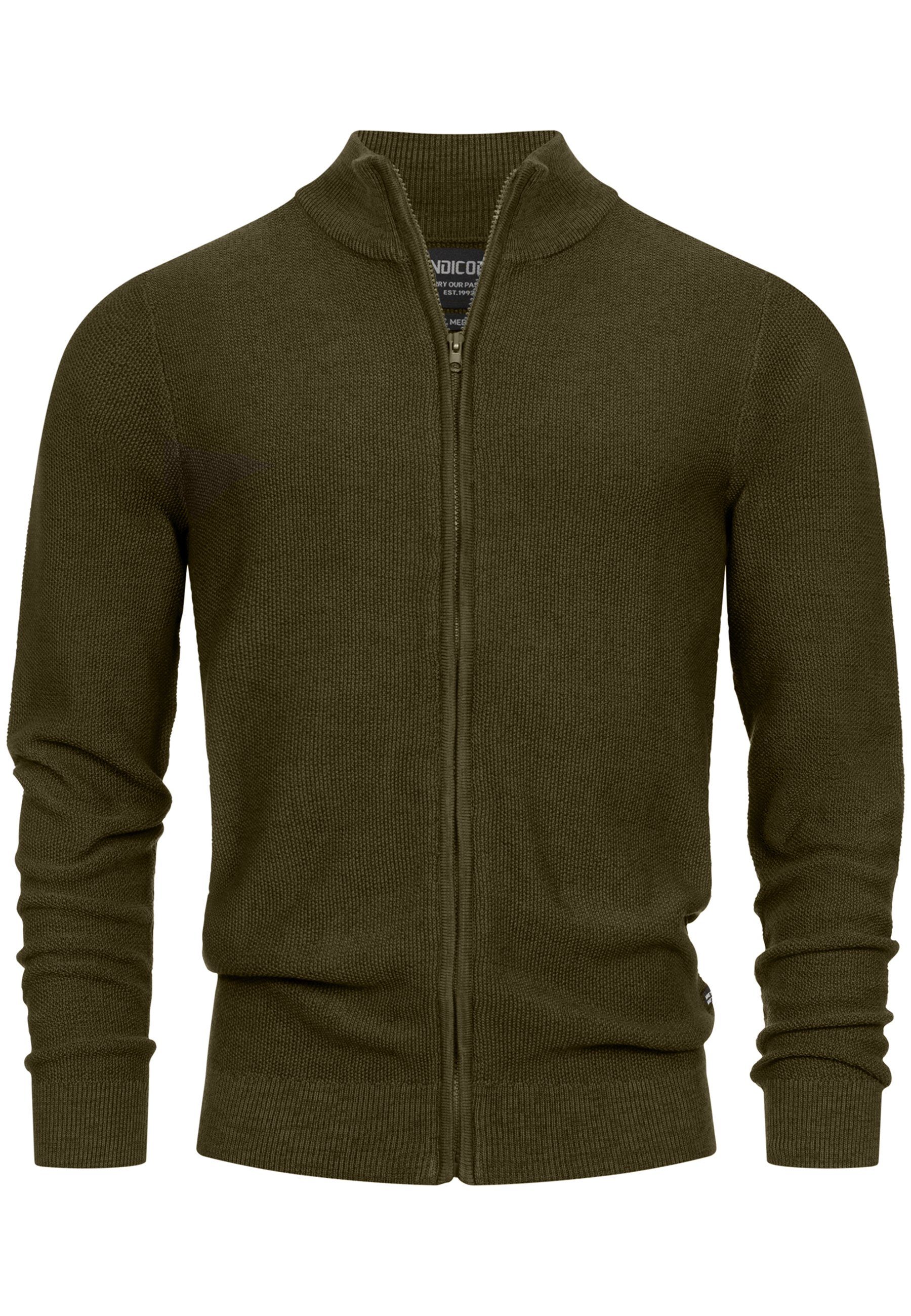 Indicode Strickjacke Herren INWestmoon Herrenstrickjacke günstig online kaufen