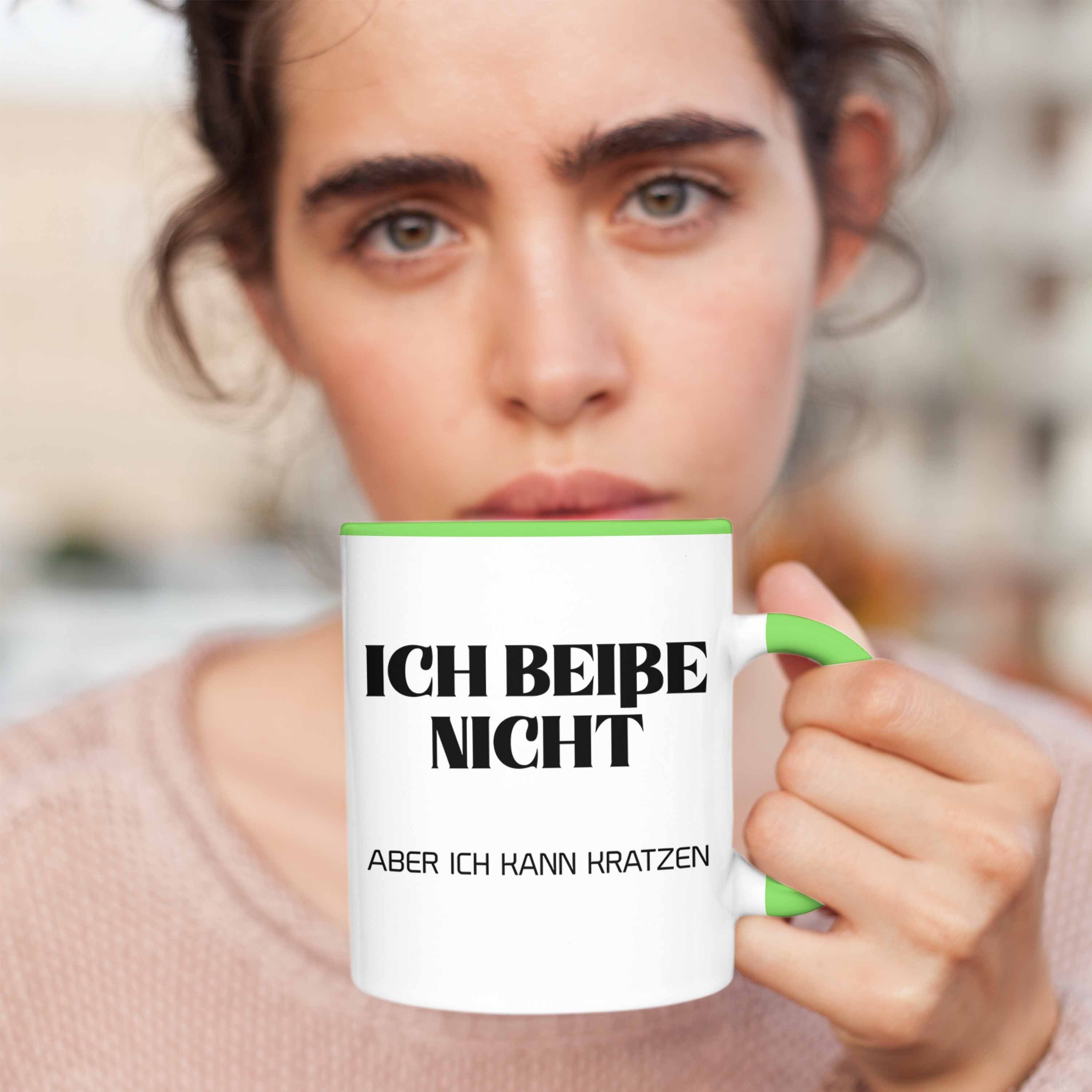 Nicht Geschenk Ich Freundin Beiße Frauen Grün Trendation für Tasse Tasse