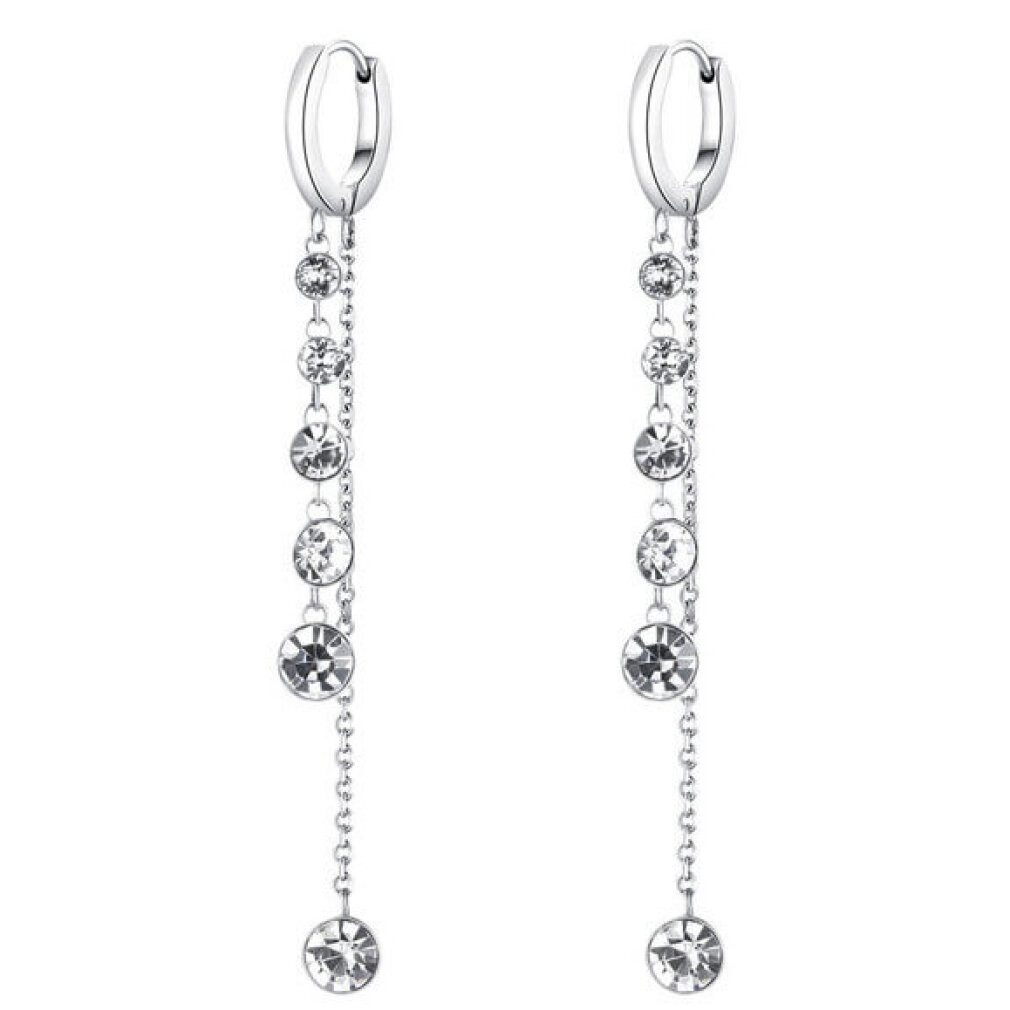 Brosway Ohrring-Set Glittering long earrings with Symphonia BYM87 crystals