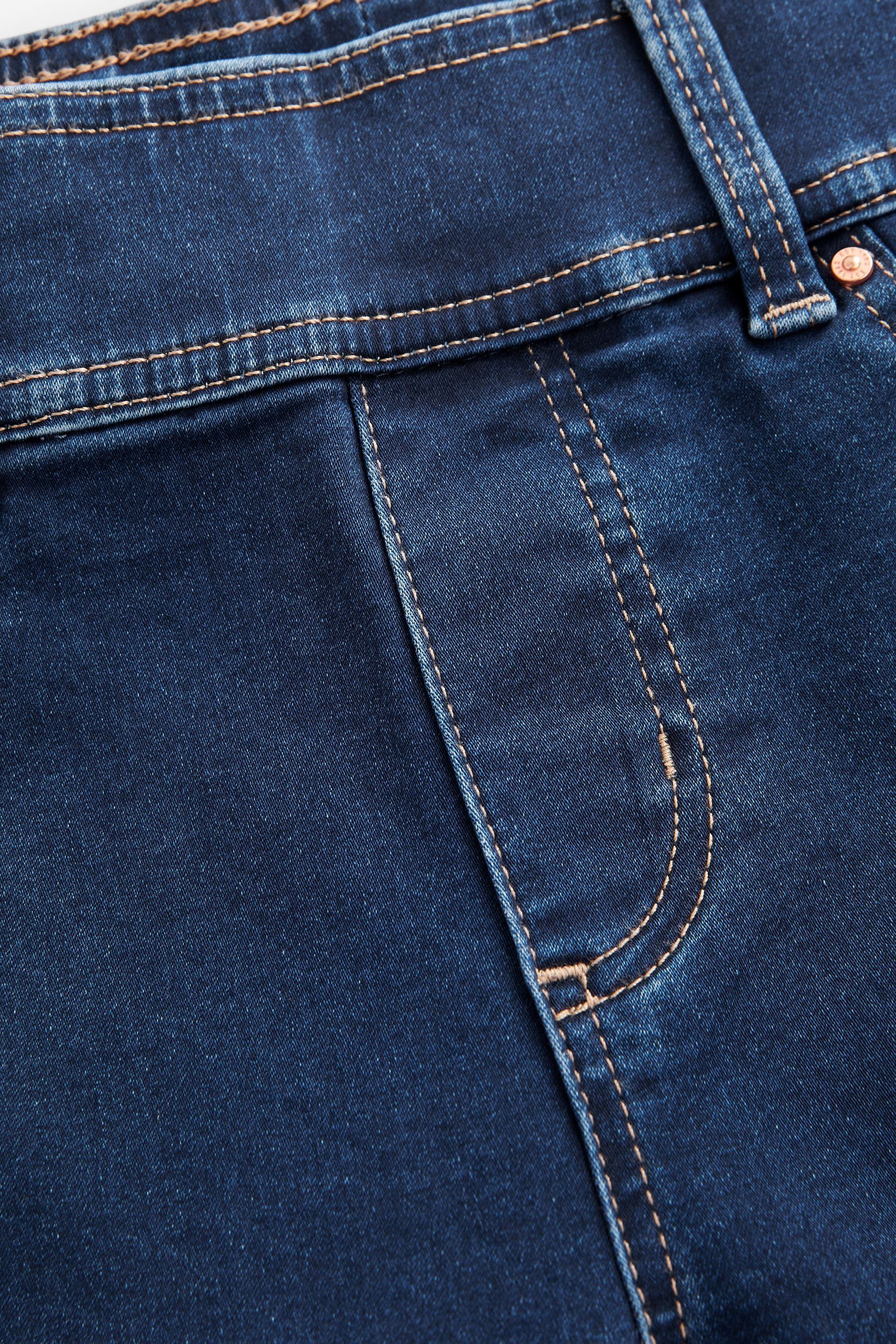 (1-tlg) Slim-fit-Jeans Rinse Blue aus Slim Next Fit Figurformende Denim-Stretch Leggings