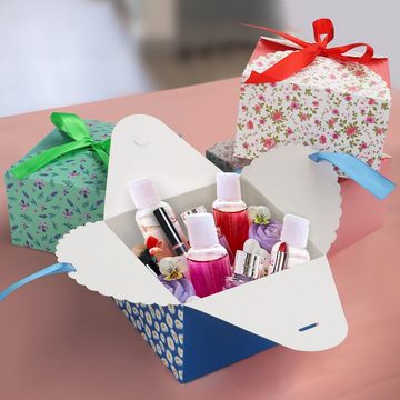 Belle Vous Geschenkbox 20 Stück Geschenkbox Set - Quadratische Wellpappschachteln - 15x15x9cm, 20 Stück Geschenkbox Set - Quadratisch gewellt - 15x15x9cm