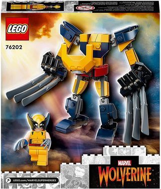 LEGO® Konstruktionsspielsteine Marvel - Wolverine Mech Armour - 76202