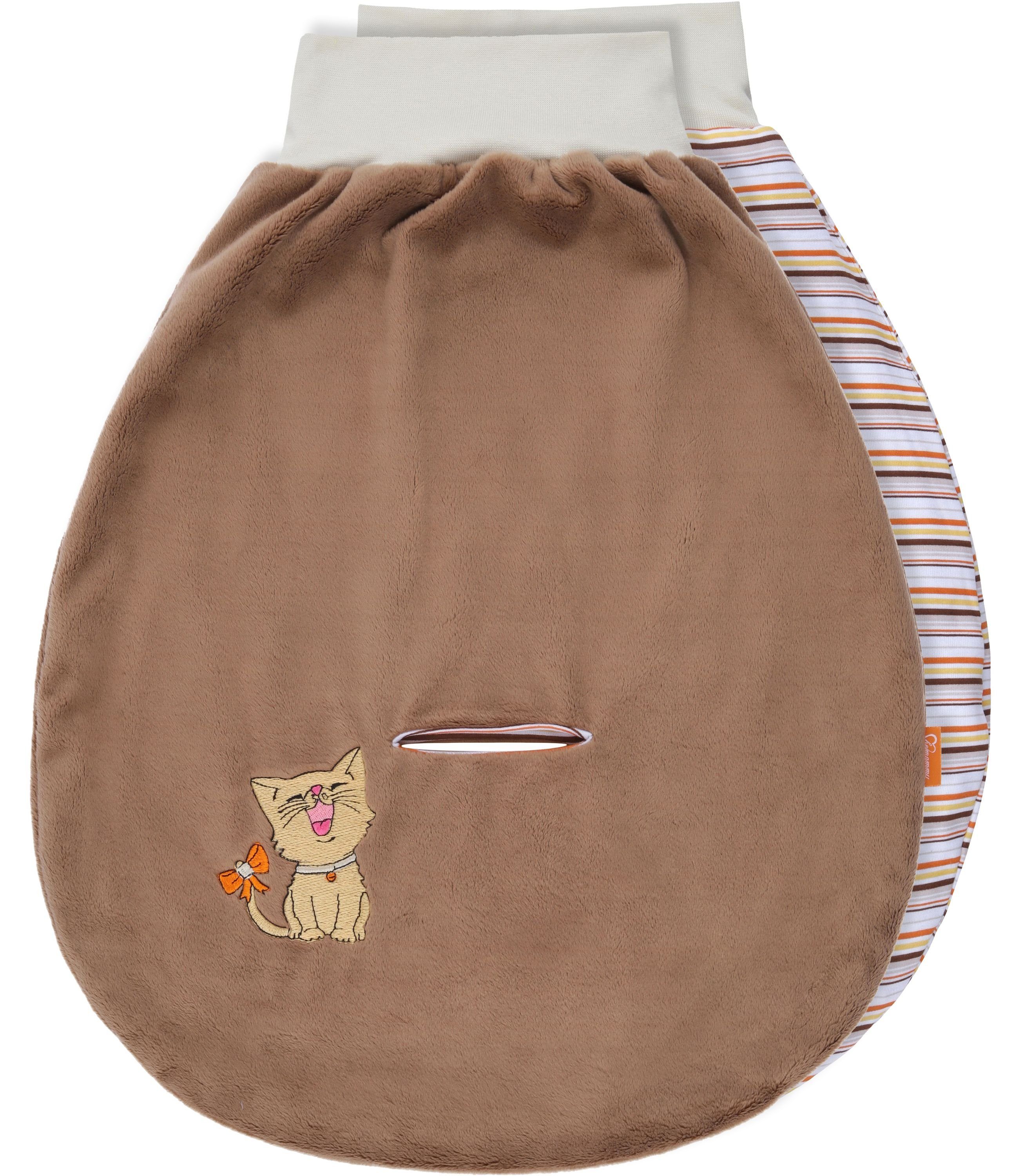 Be Mammy Babyschlafsack Baby Pucksack Strampelsack Schlafsack Autositz aus Baumwolle BE20-137 (1 tlg)