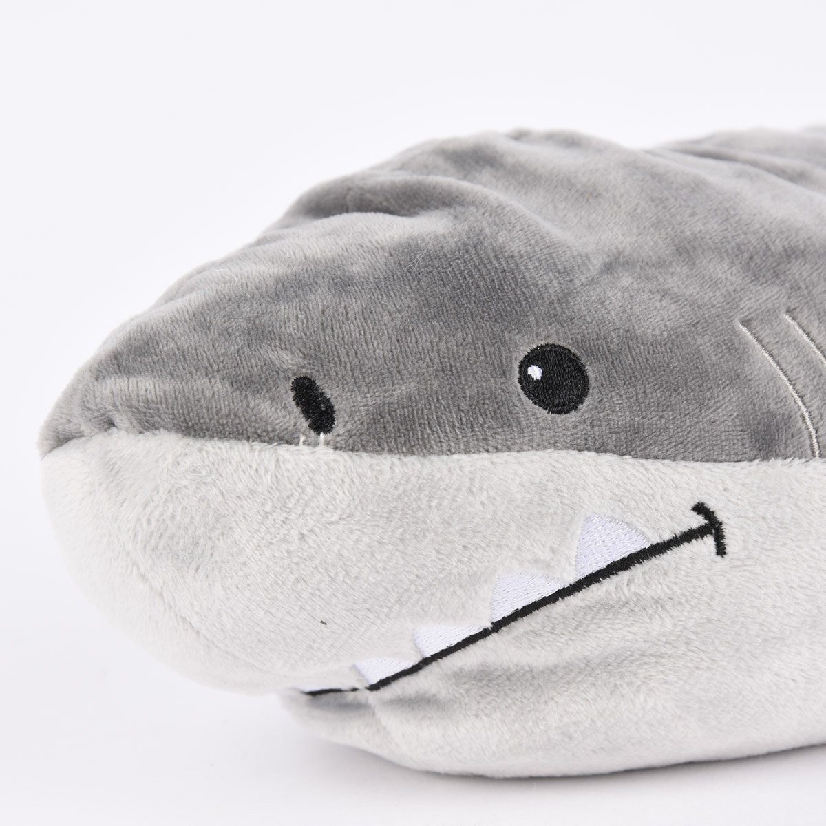 Dekokissen Warmies Wärmestofftier Hai grau 100% Hirse-Lavendelfüllung günstig online kaufen