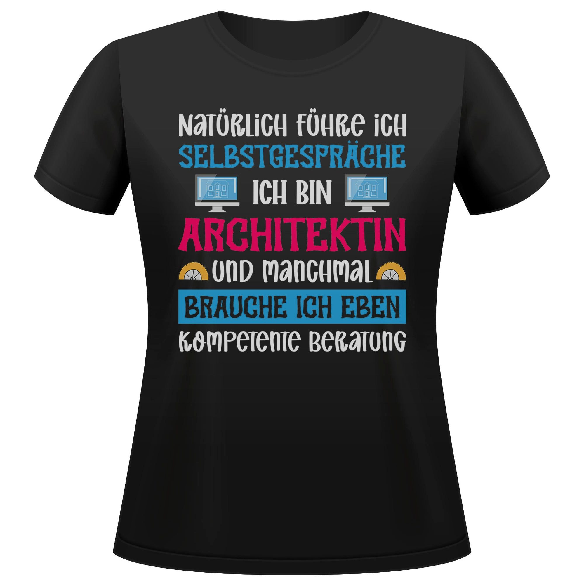 T-Shirt Architektin Geschenk Frauen Spruch Beruf Studium Abschluss