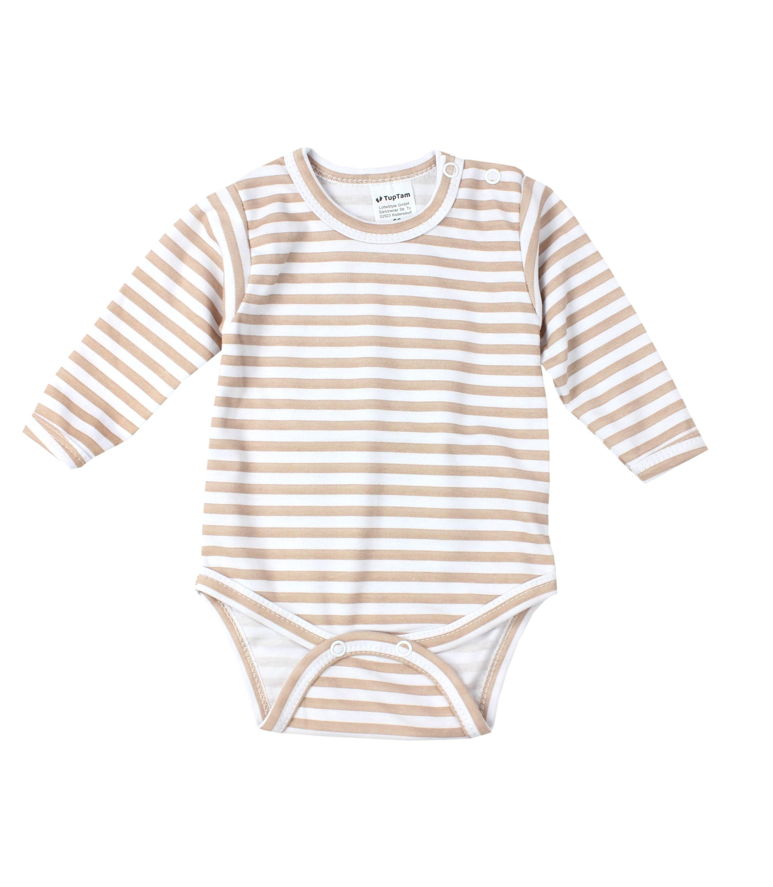 TupTam Langarmbody TupTam Jungen Baby Body Langarm Unifarben 5er Pack
