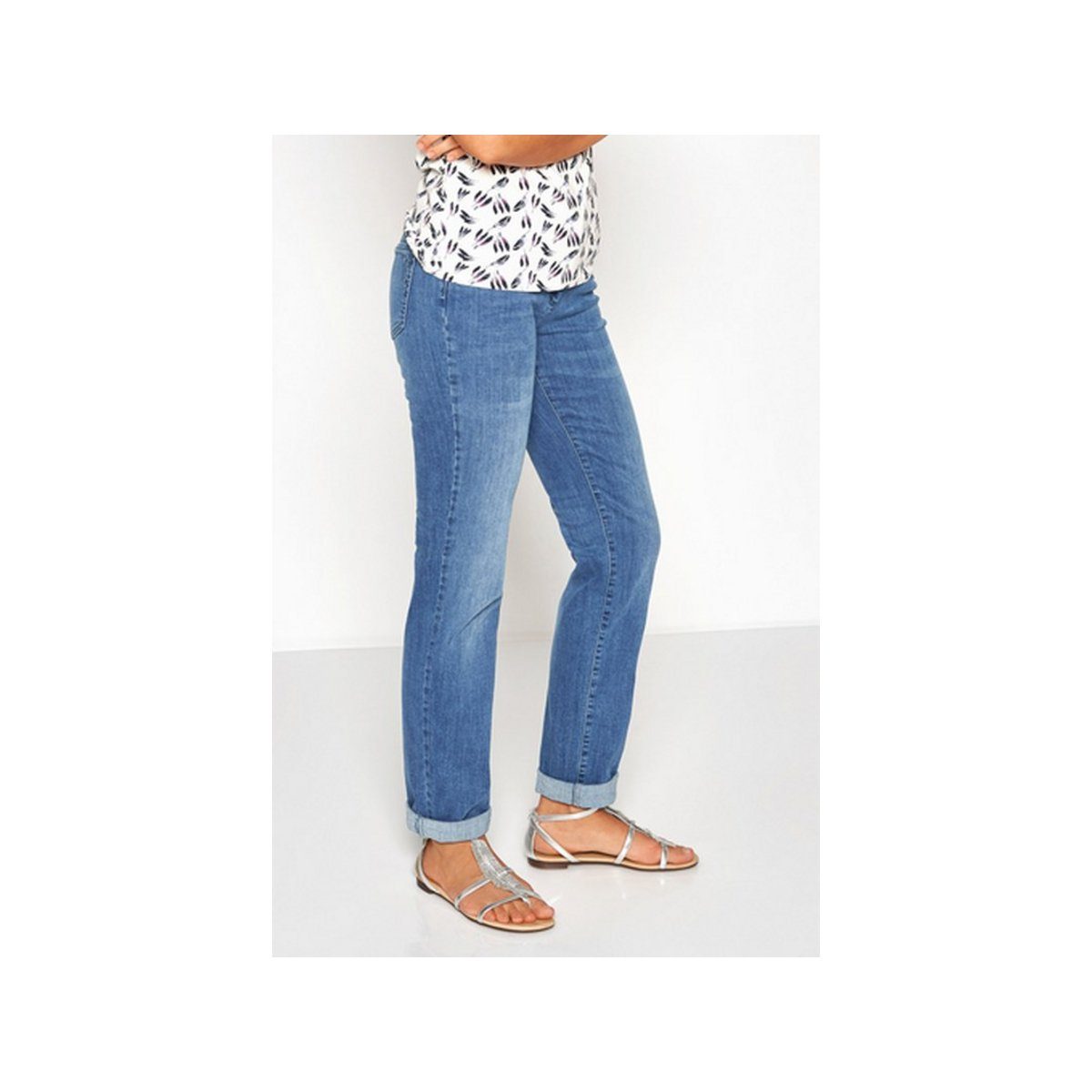 blau Slim-fit-Jeans (1-tlg) TONI