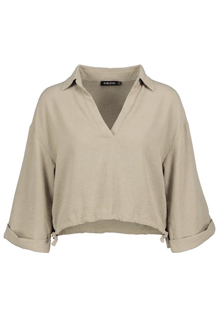 AUTHENTIC STYLE Blusenshirt Damen, Bluse kurzarm