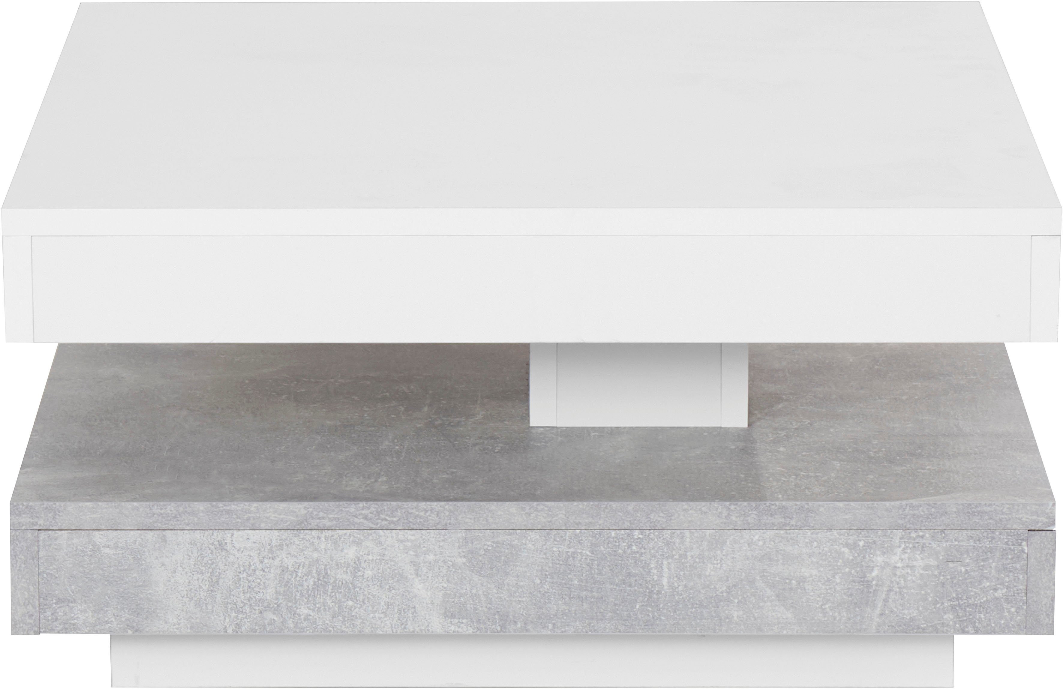 Home affaire Couchtisch BEN, mit drehbarer Platte günstig online kaufen