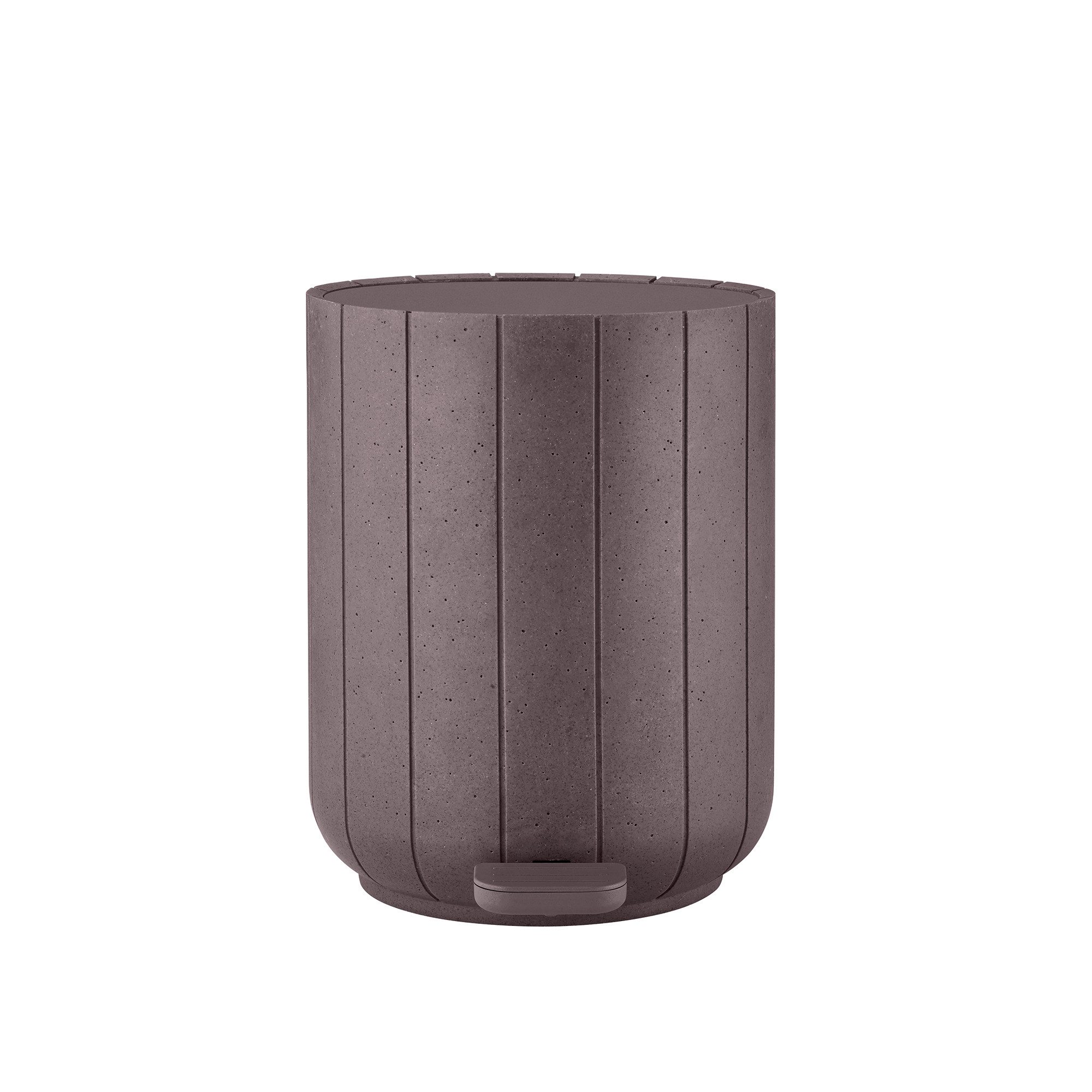 blomus Mülleimer Treteimer -KUA- Abfalleimer, Kosmetikeimer für Badezimmer, mit Pedal, 3L Volumen, Robust, Soft-Close Funktion, Recyceltes Material