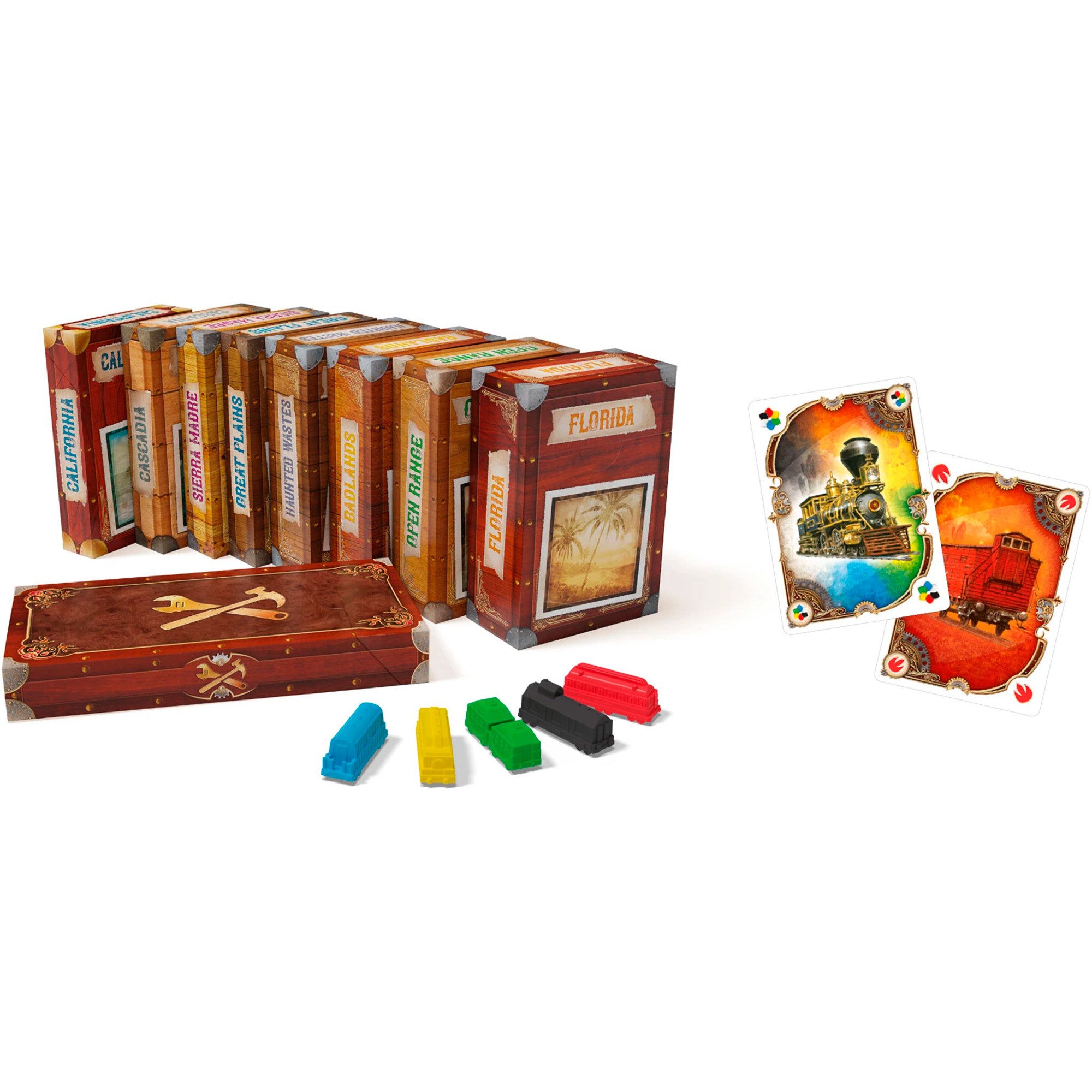 Asmodee Spiel Asmodee Zug um Zug Legacy: Legenden des Westens