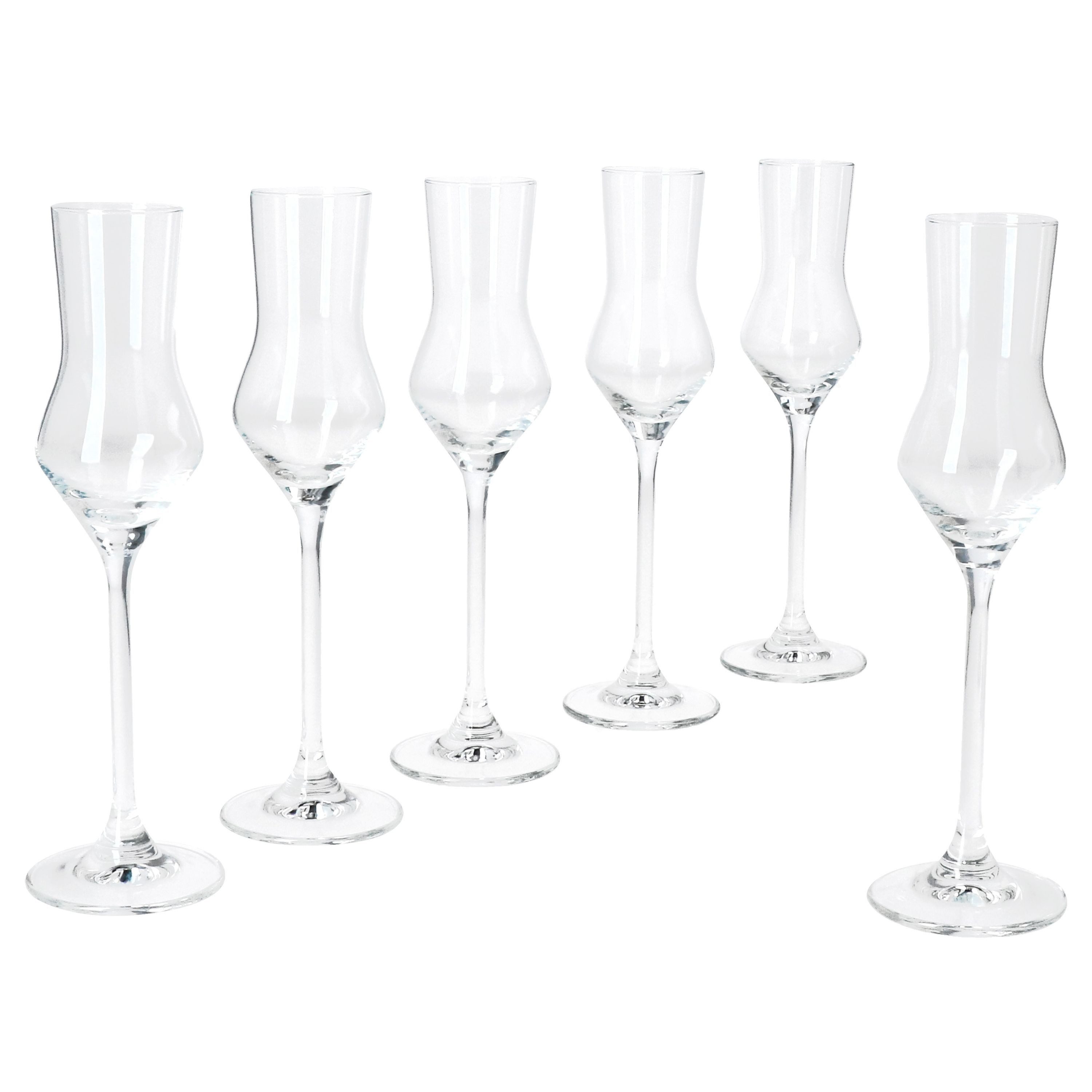 MamboCat Schnapsglas 6x Specials Spirits Grappa-Gläser 30ml mit Fuß Schnapsgläser, Glas