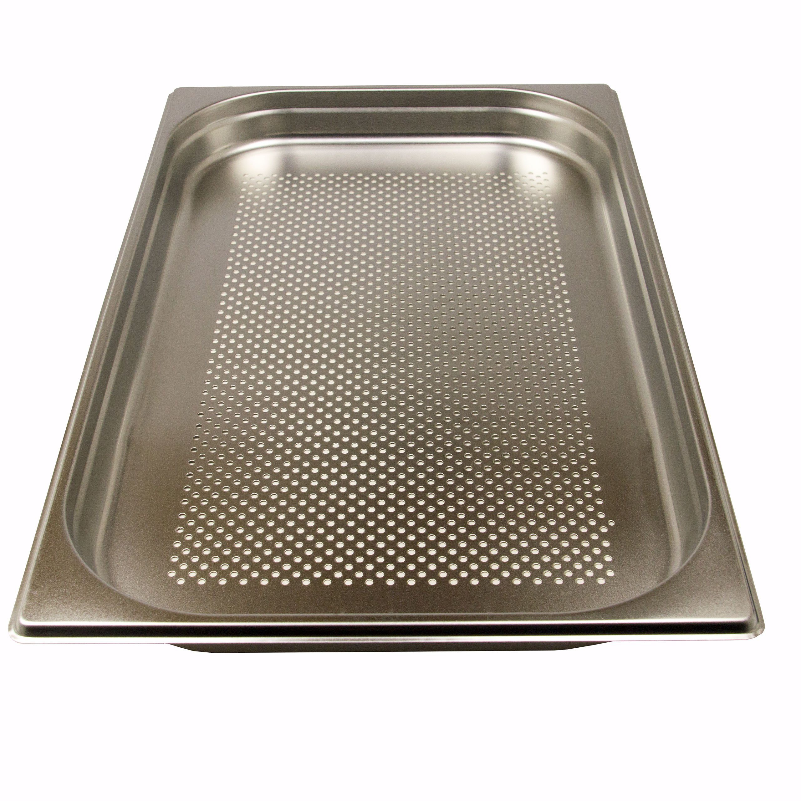 AcMax Thermobehälter GN 1/1 Edelstahl Gastronormbehälter 5,0 Liter Tiefe 40mm gelocht – Bild 2 von 5