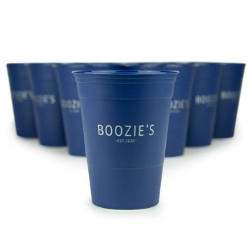 BOOZIE'S Spiel, Nachhaltiges Beer Pong Set (Deep Ocean Blue)