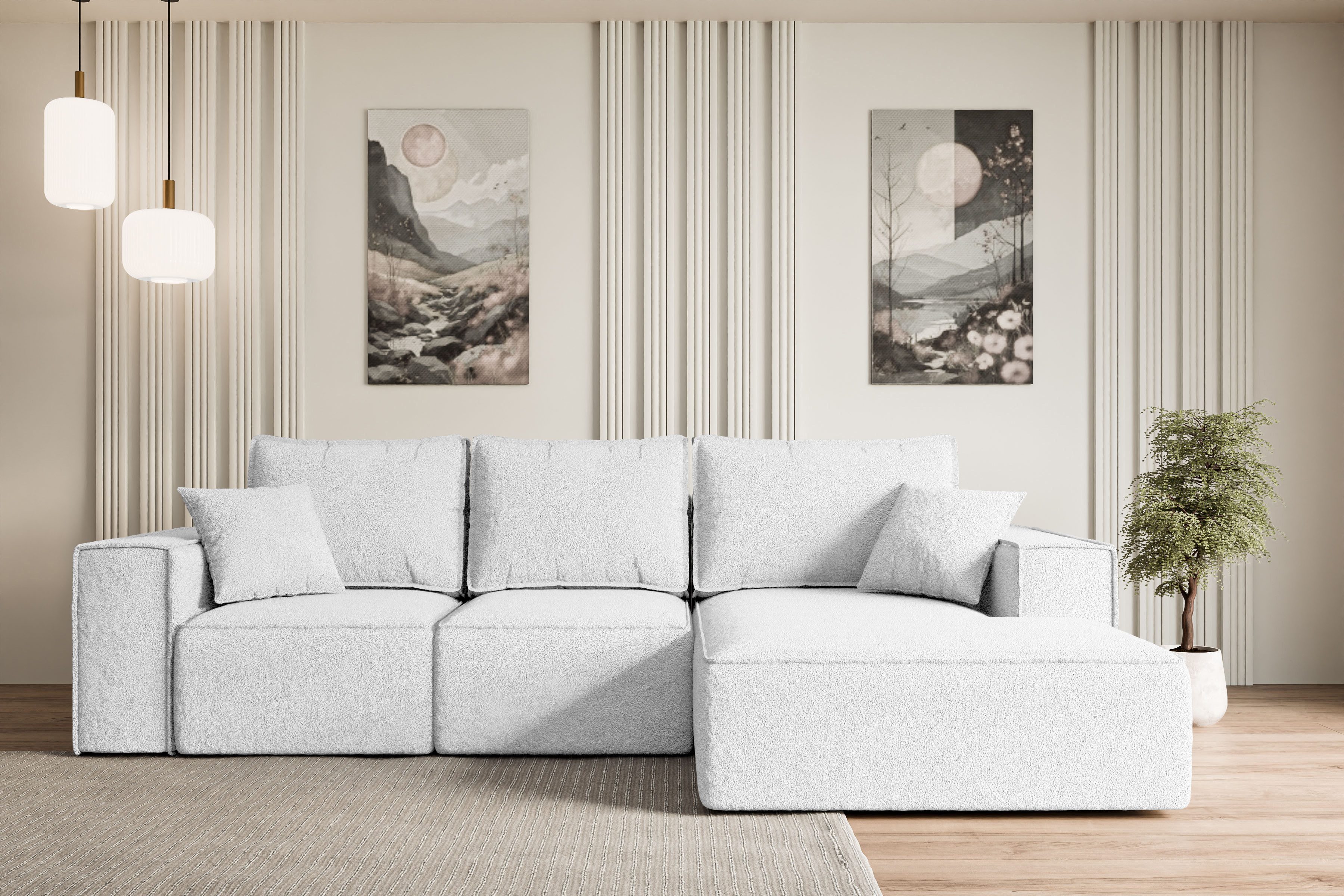 ALTDECOR Ecksofa SERRA-L-S, Couch mit Schlaffunktion, günstig online kaufen