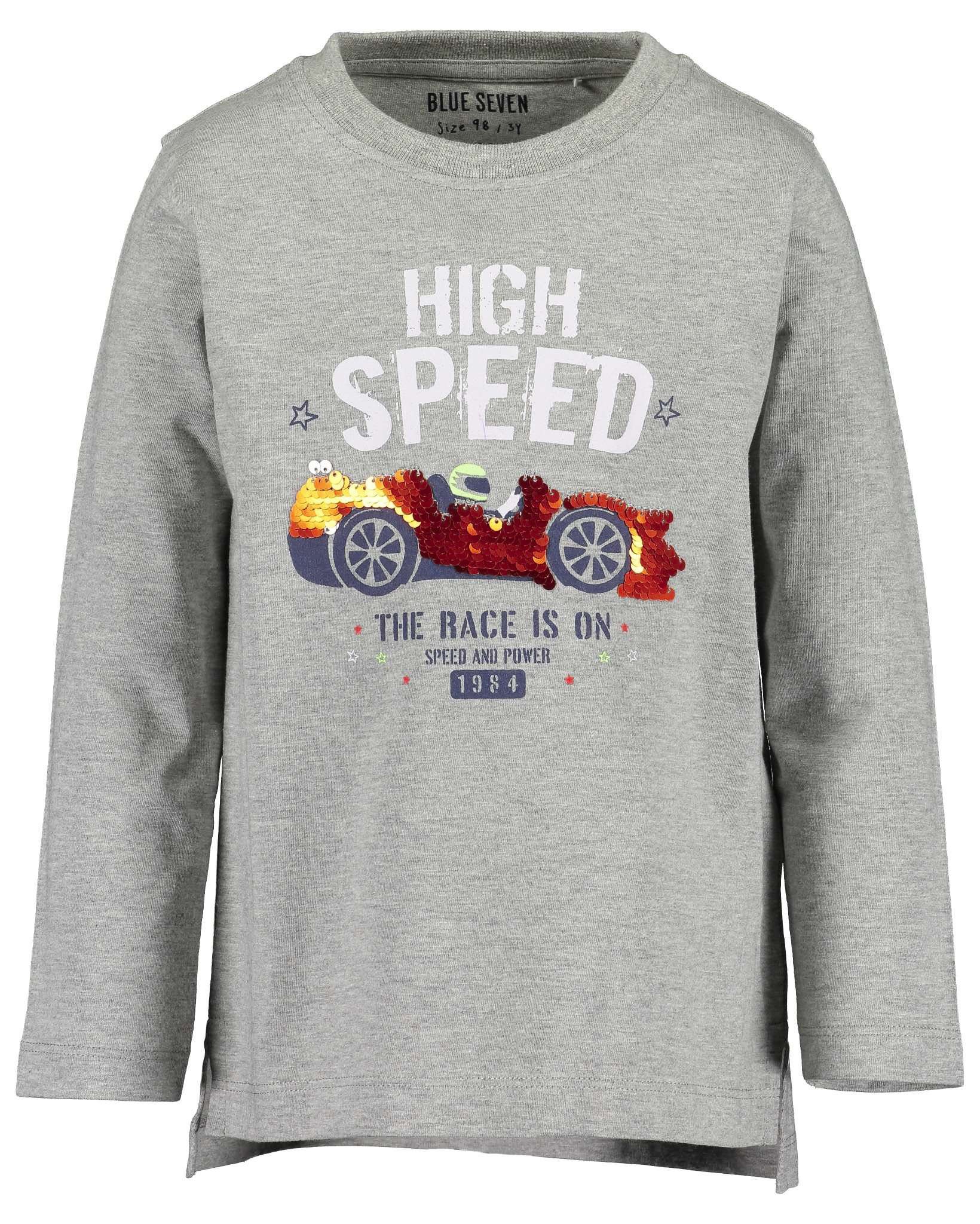 Longsleeve Blue Seven Longsleeve mit Print "High Speed"