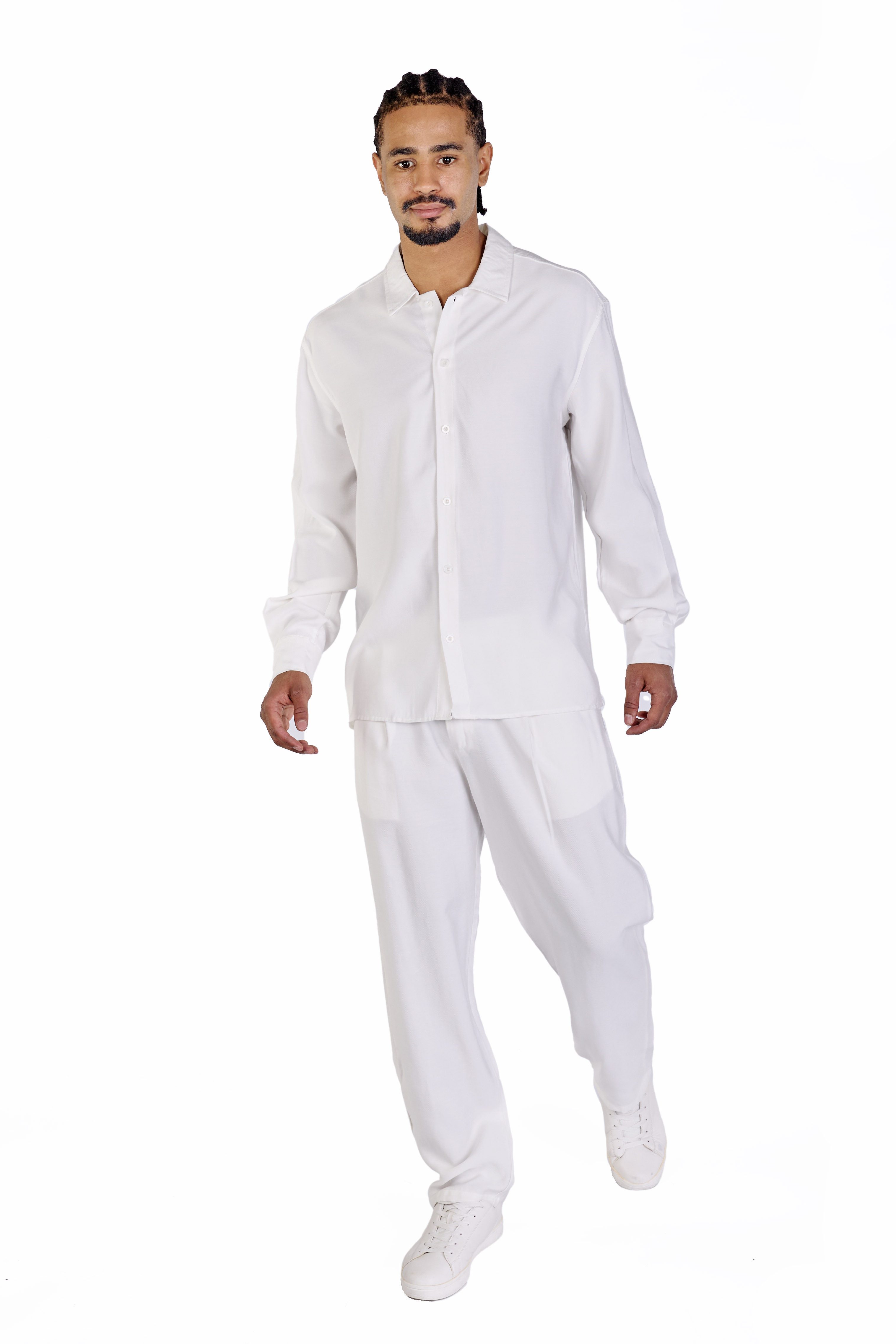 Denim Distriqt Jogginganzug Feiner 2 teiliger Freizeitanzug (2-tlg)