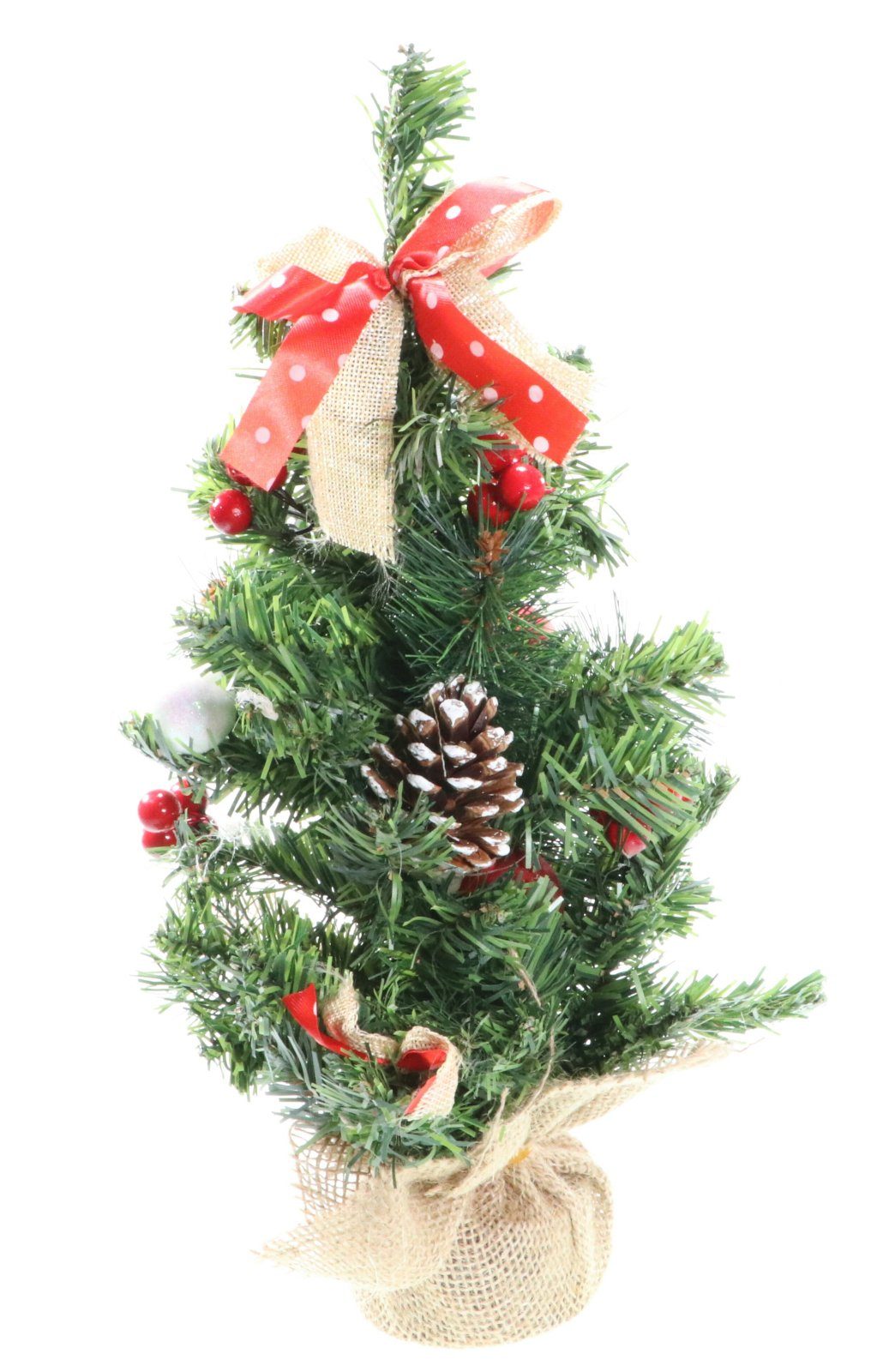 peveha24 Künstlicher Weihnachtsbaum 2er geschmückter Set Deko Tannenbaum