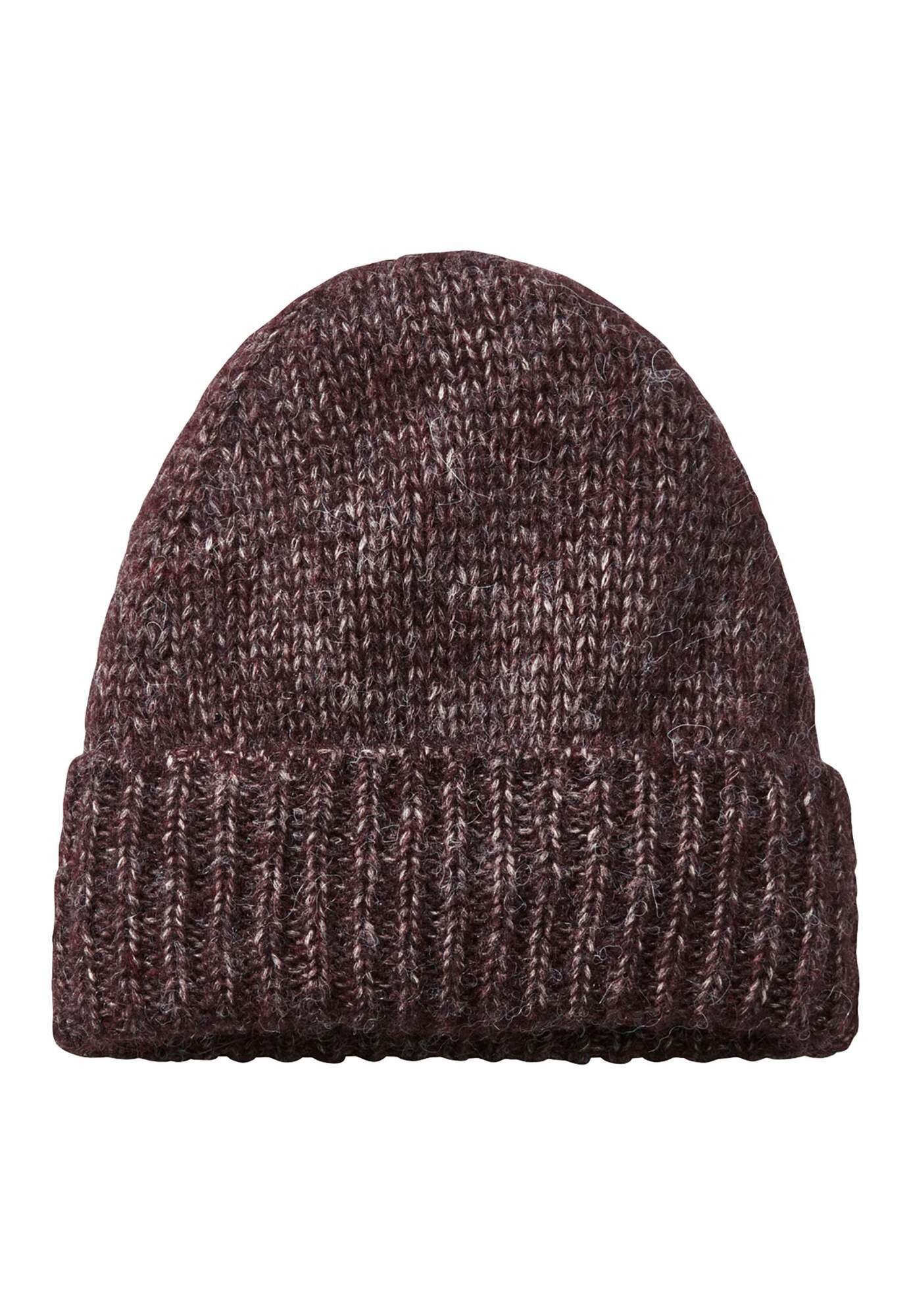 Hessnatur Strickmütze aus Alpaka mit Bio-Pima-Baumwolle (1-St)