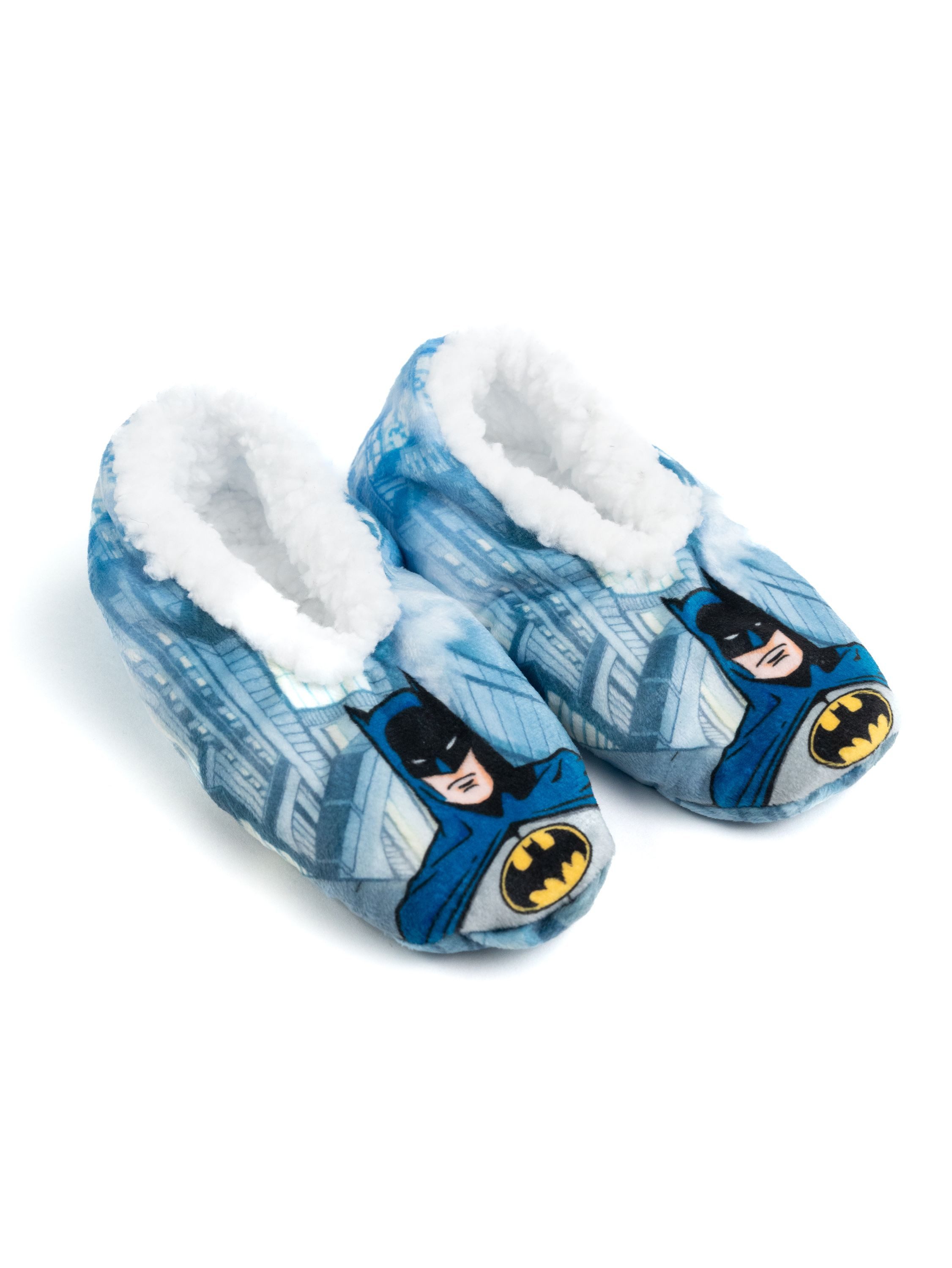 DC Comics Batman Homesocks ABS Winter Hausschuhe gefüttert Hausballerinas