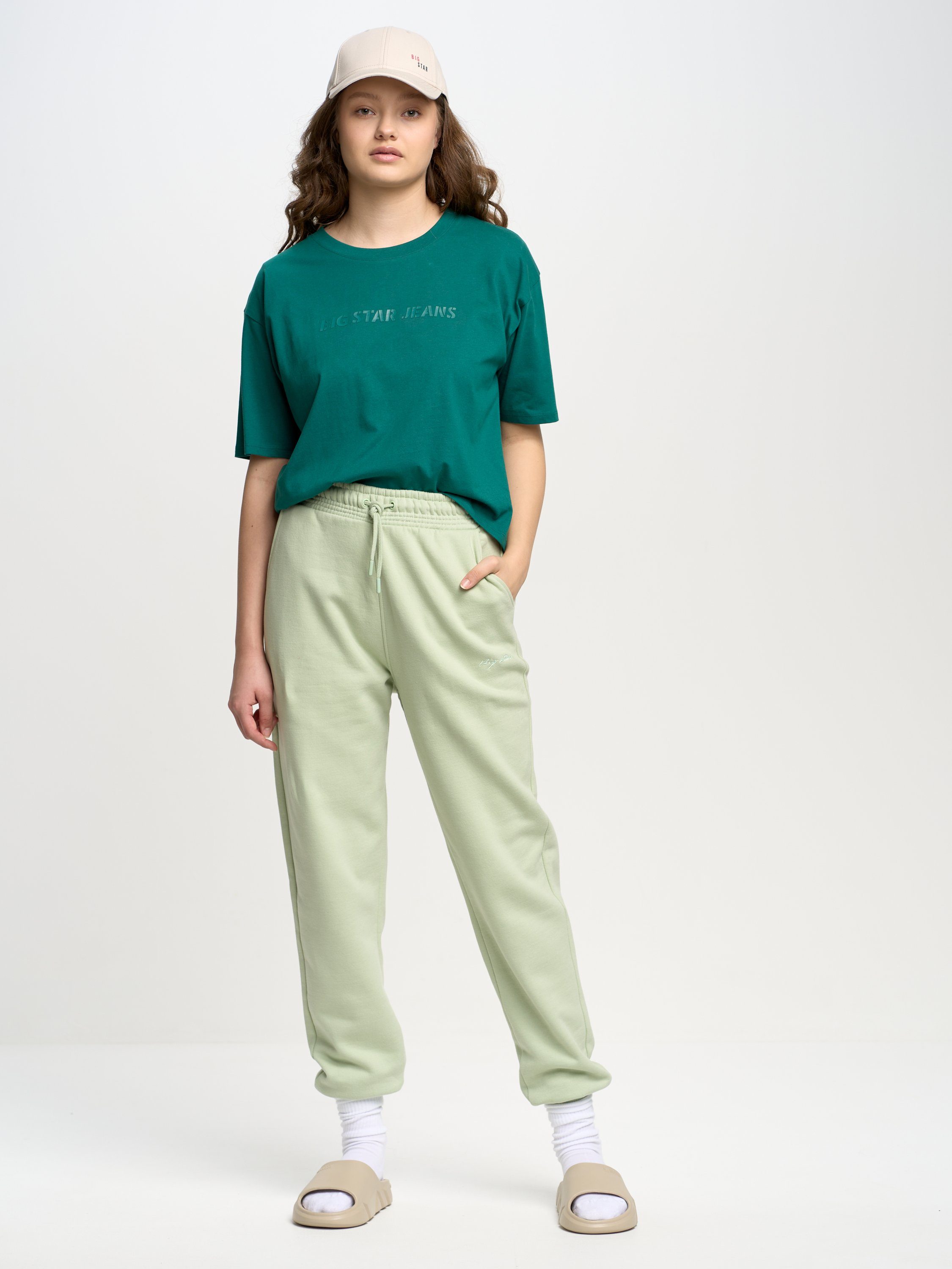 BIG STAR Jogger Pants FOXIE (1-tlg) hellgrün