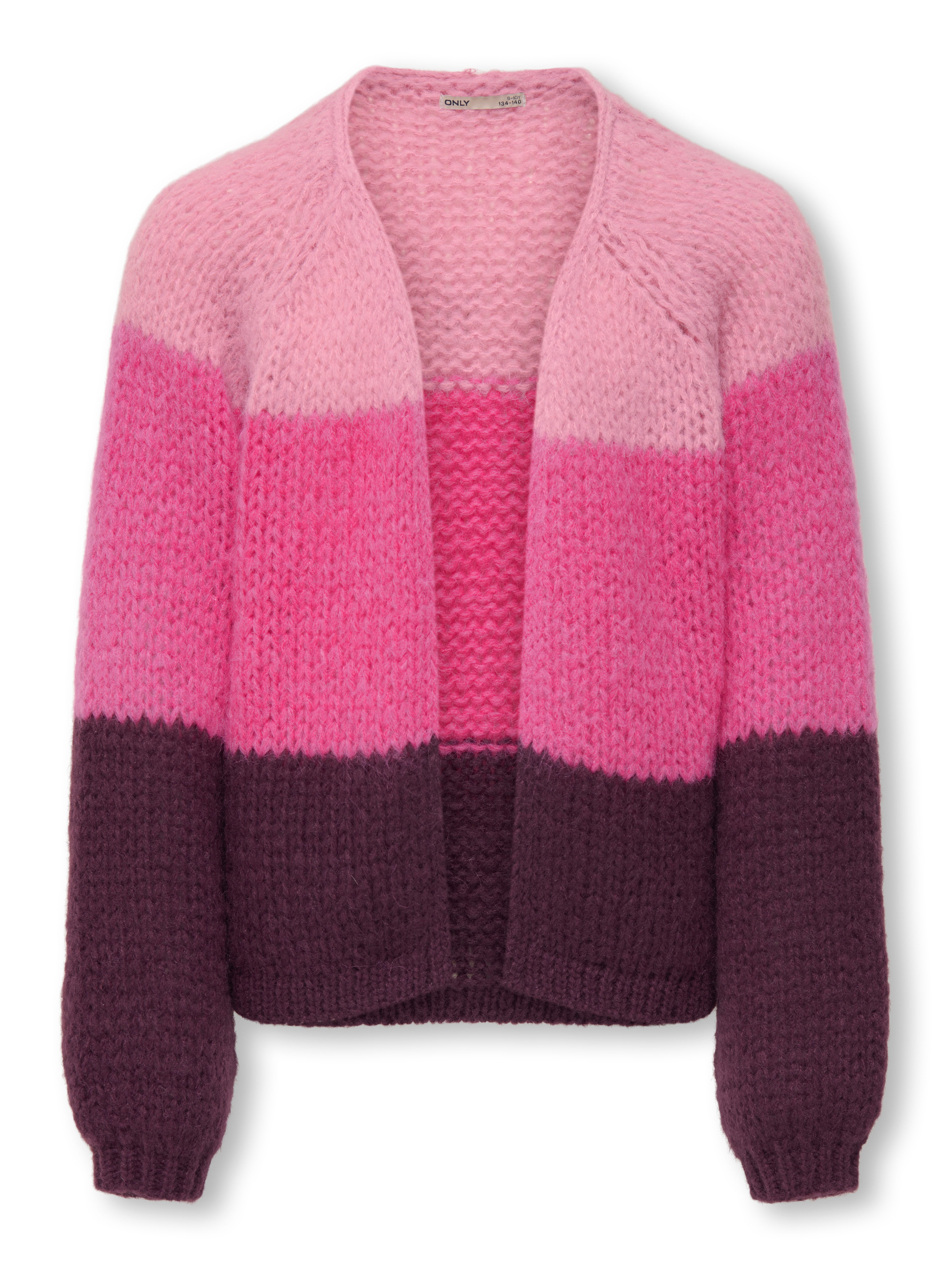 KIDS ONLY Strickjacke KOGNORDIC LIFE LS OVS STRIPE CARDI KNT