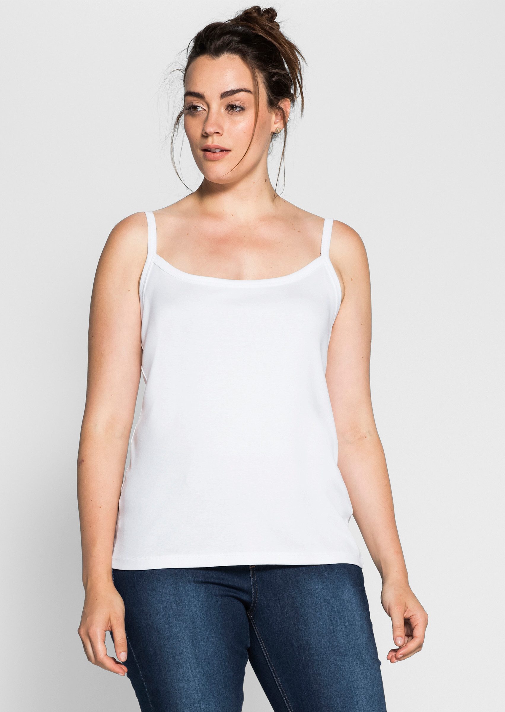 Sheego Shirttop Spaghettitop . günstig online kaufen