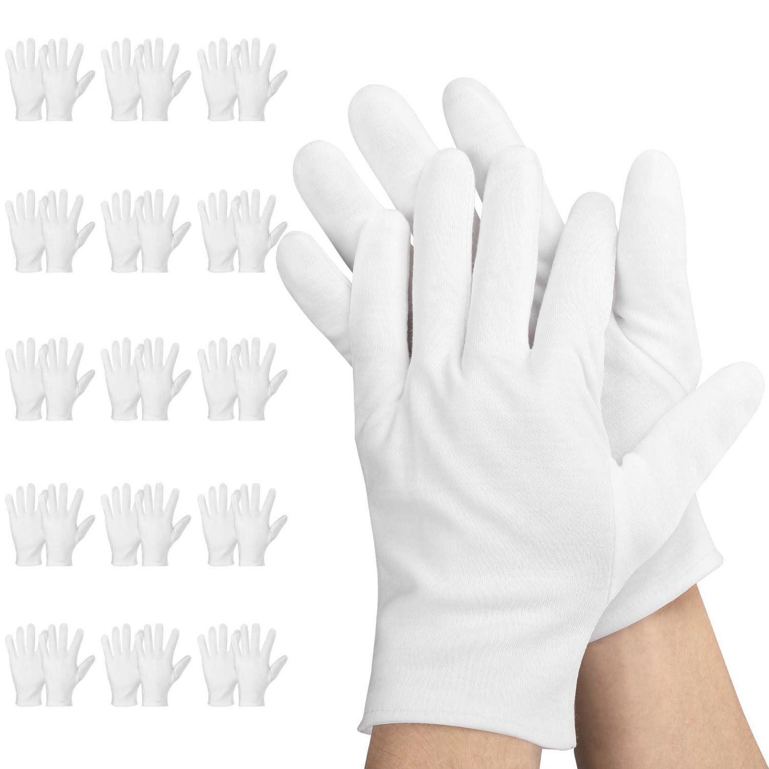 LuxusKollektion Arbeitshandschuhe Baumwollhandschuhe M 23CM 15 Paar (15-St)