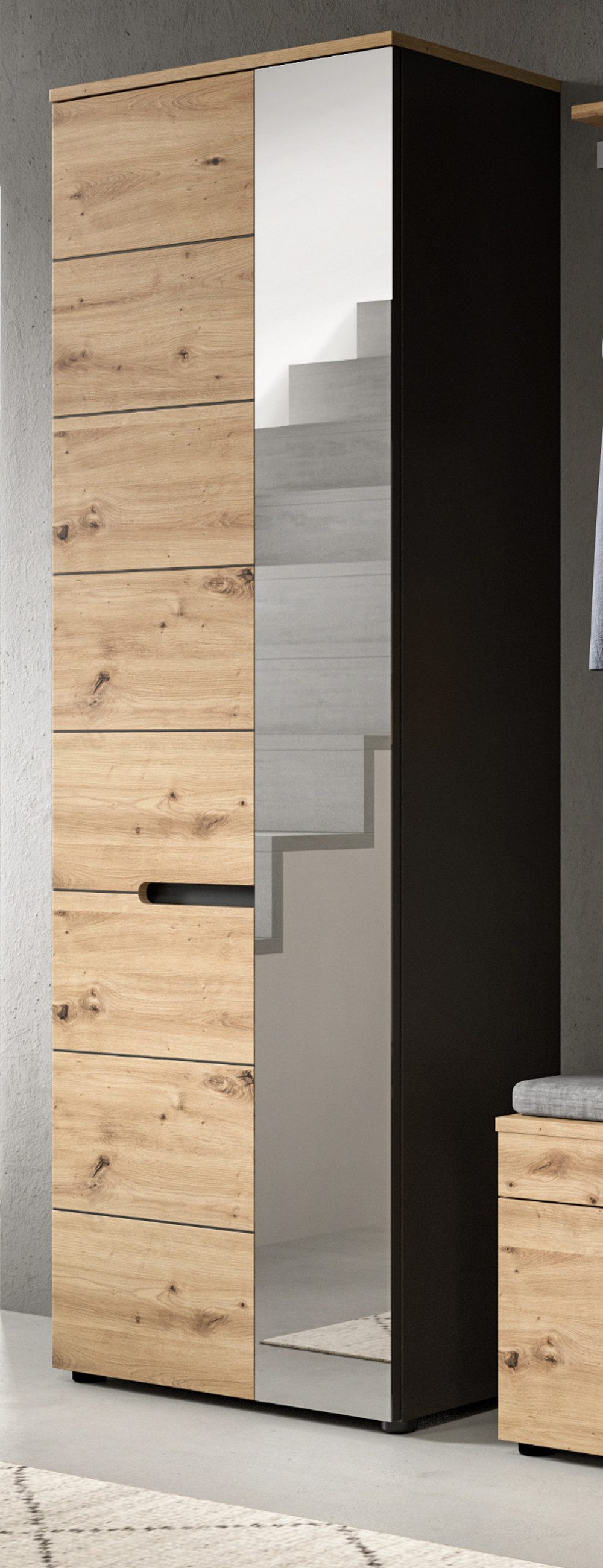 Inn.Furn Garderobenschrank Cooper (Schuhschrank in Artisan günstig online kaufen