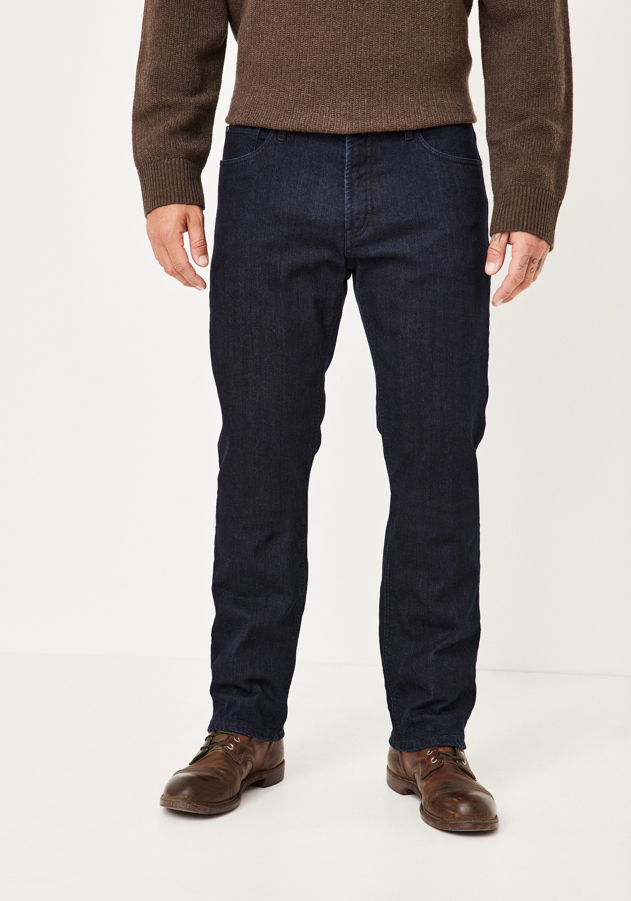 Redpoint 5-Pocket-Jeans LANGLEY Straight Fit Jeans mit Stretch günstig online kaufen