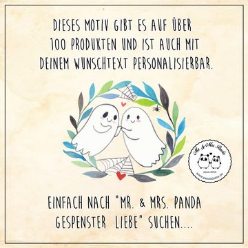 Mr. & Mrs. Panda Tasse Gespenster Liebe - Weiß - Geschenk, Tasse Motive, Halloween, Schenk, Keramik, Exklusive Motive