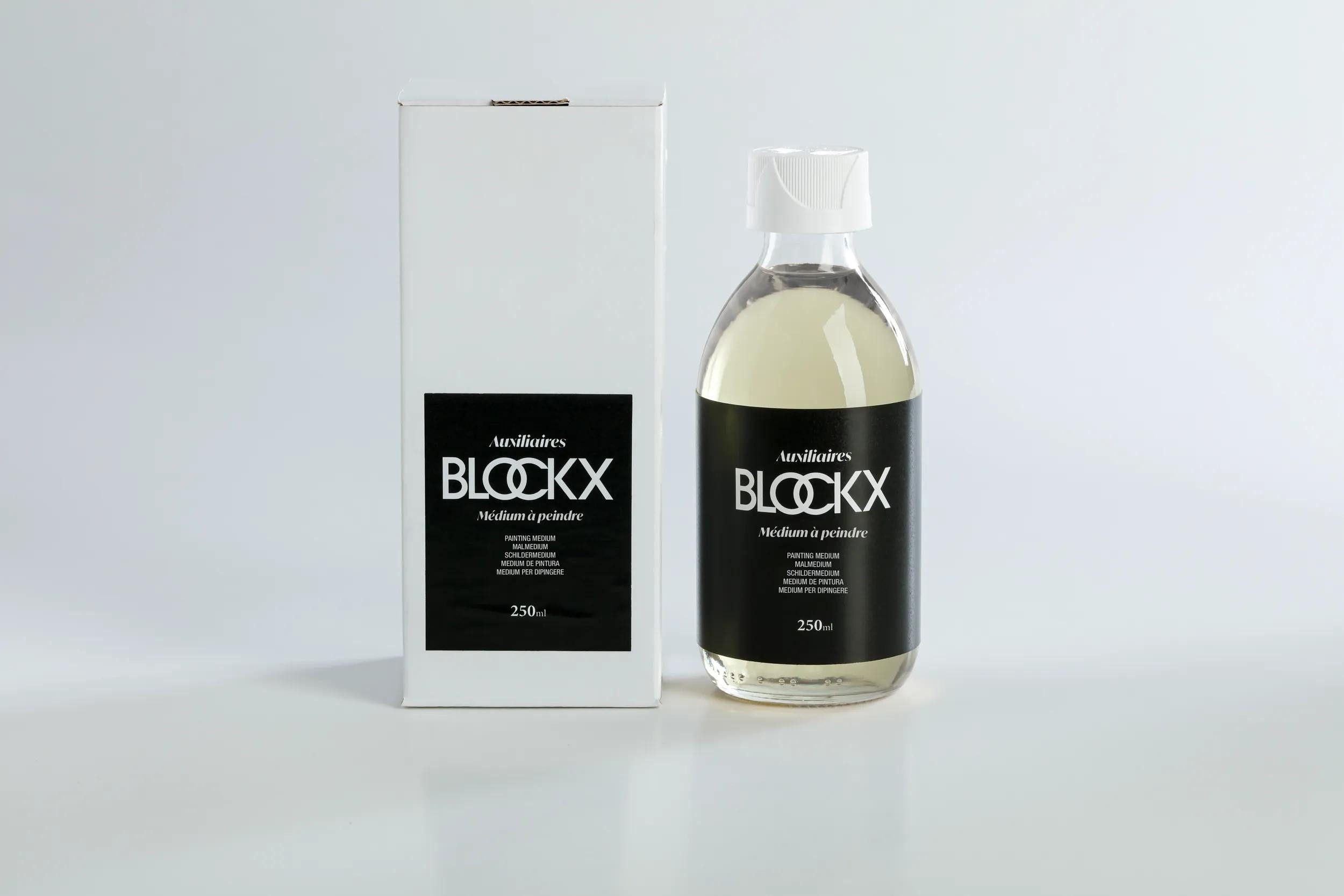 BlockX Zeichenpapier Malmittel 250ml Glasflasche 30613BXC
