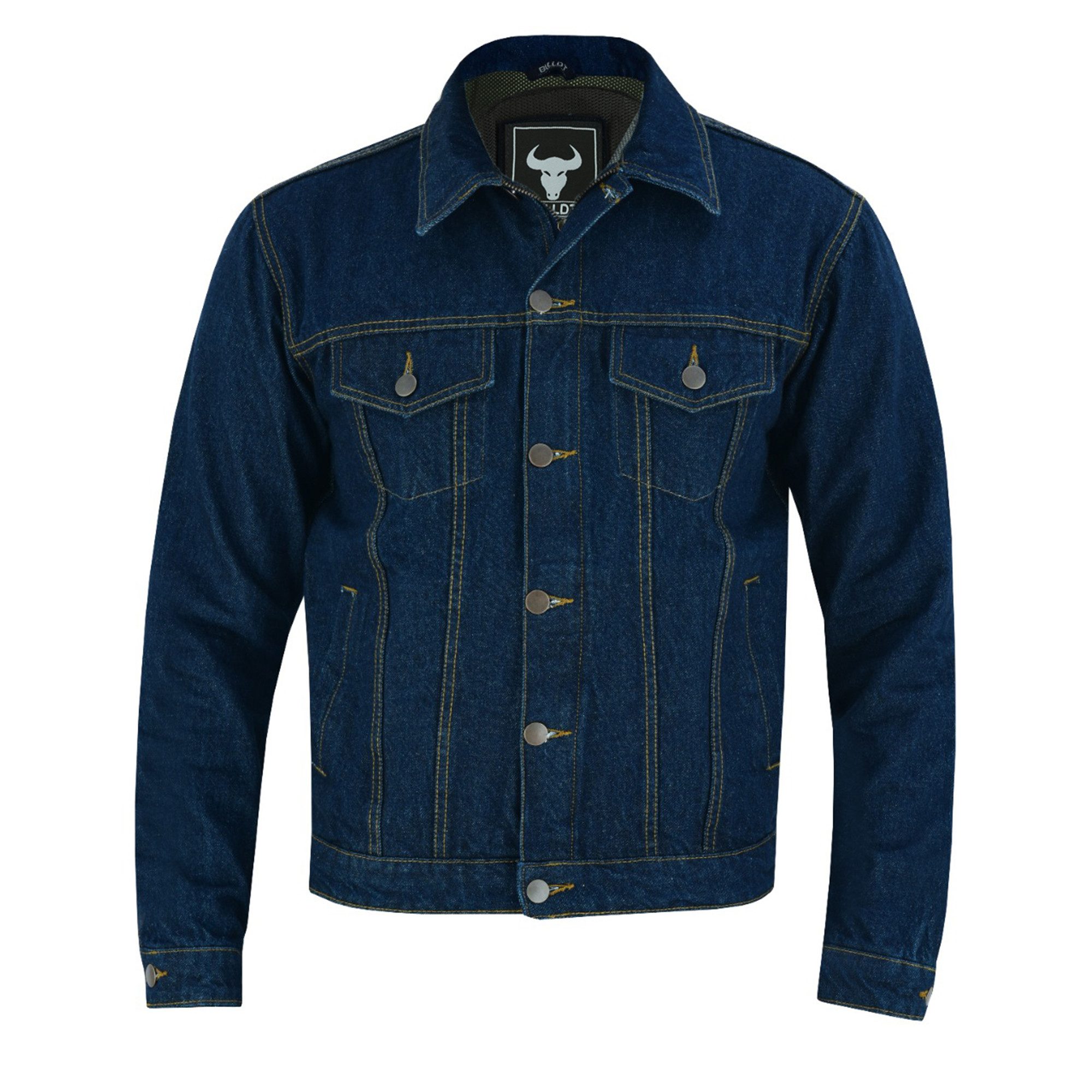 BULLDT Motorradjacke BLD324j Denim Jeansjacke Motorradjacke Trucker Jacke D günstig online kaufen