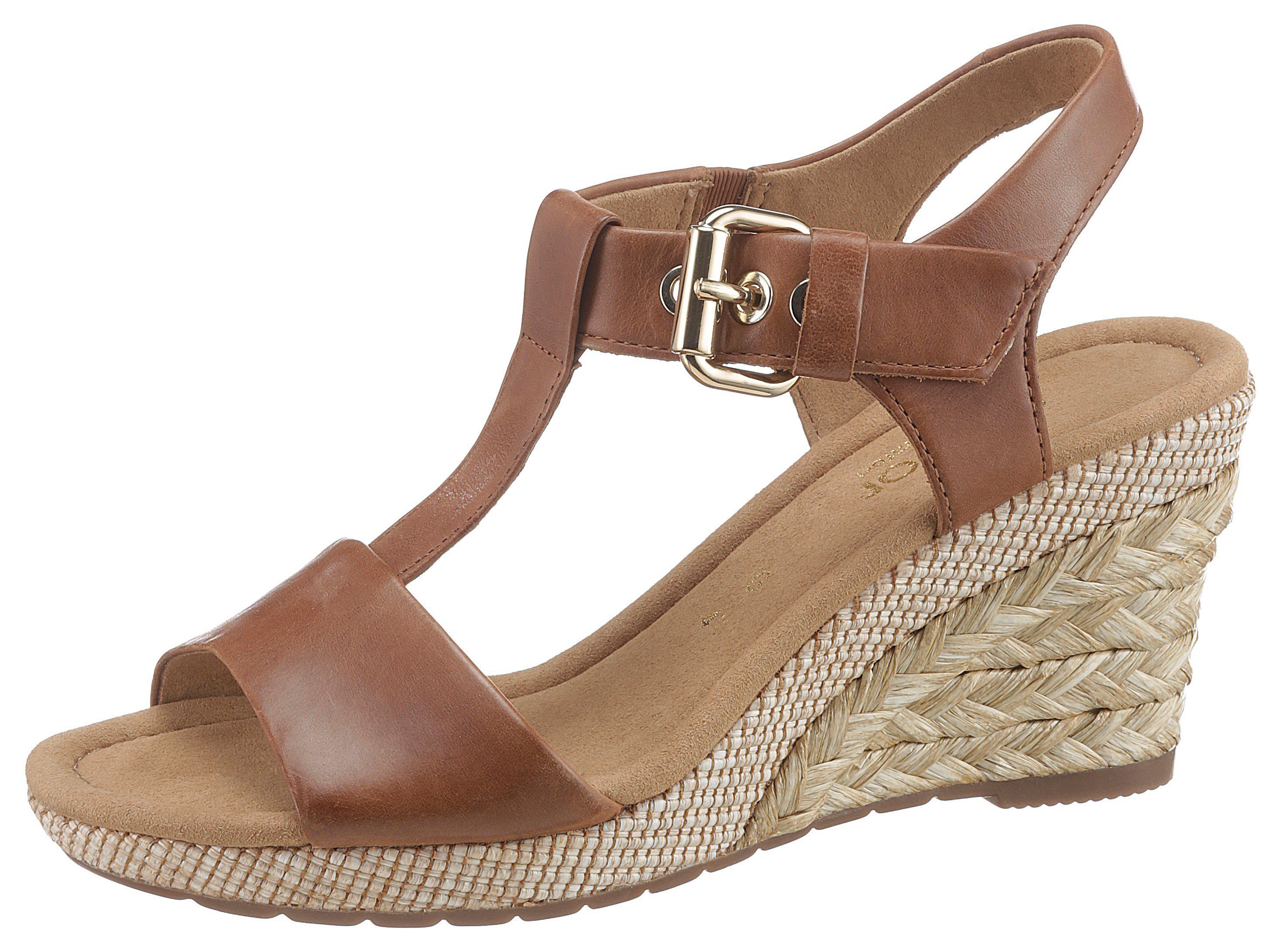 Gabor MILANO Keilsandalette, Sommerschuh, Sandale, Keilabsatz, günstig online kaufen