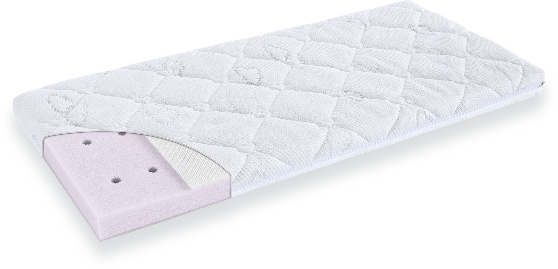 Babymatratze Kleine Matratze Brise Light, 40x90, 45x90cm und weitere Größen