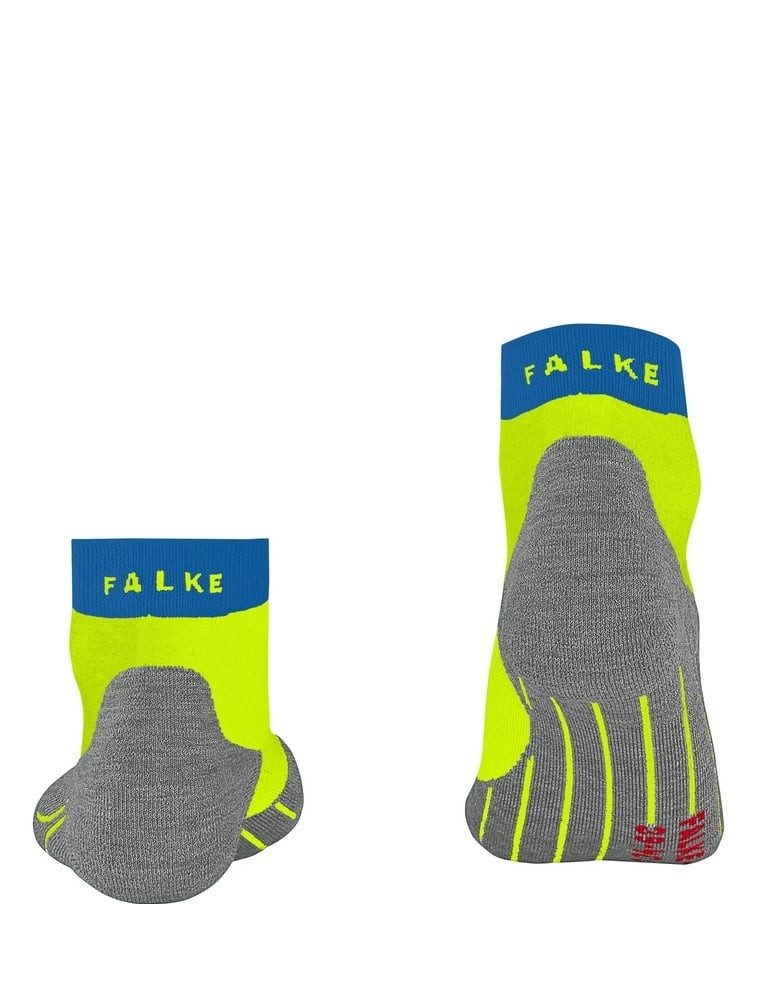 FALKE Laufsocken RU4 Endurance Short (mittelstarke Polsterung) grau/grün He günstig online kaufen