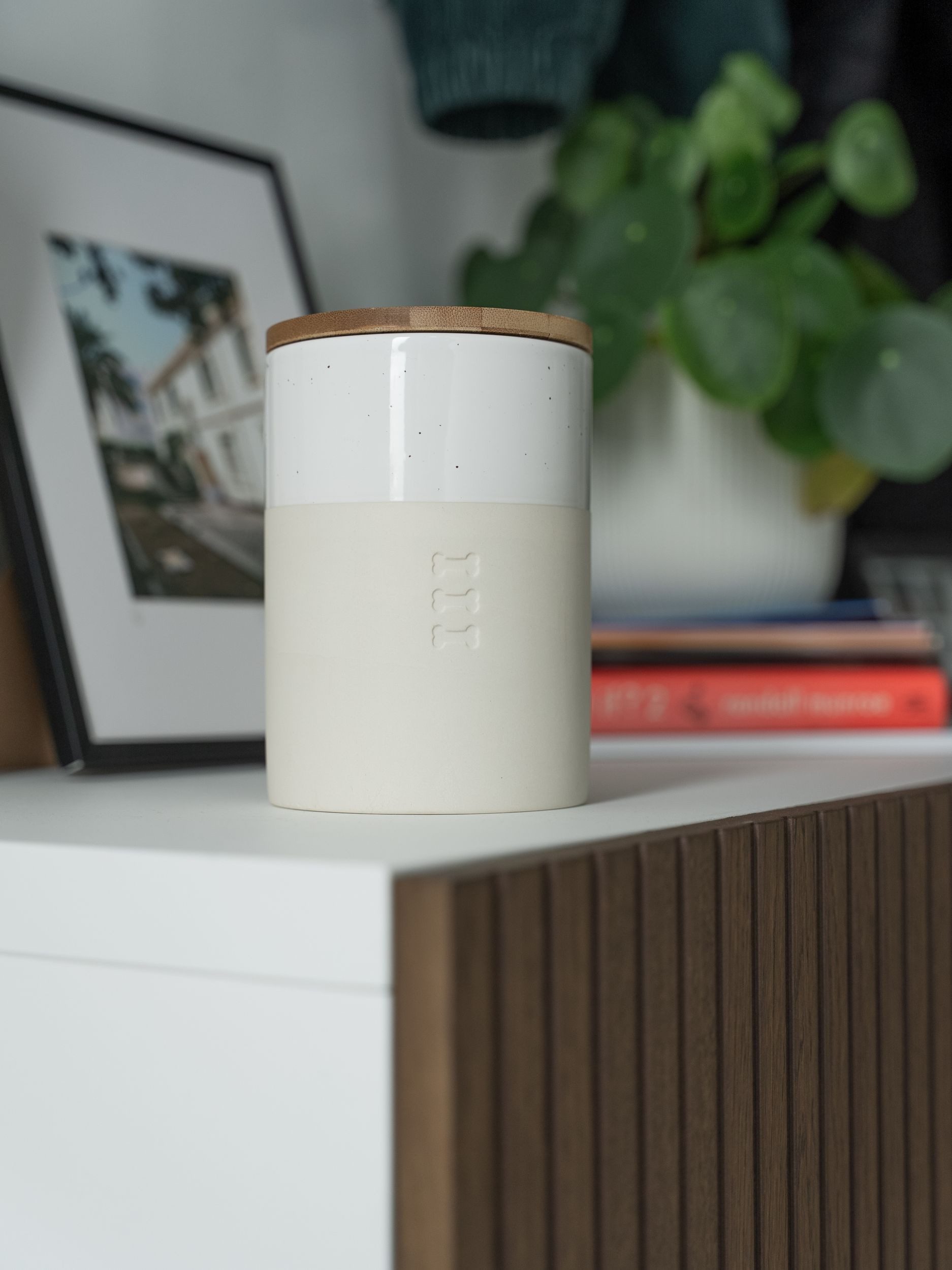 TrendPet Aufbewahrungsdose Clay Snackdose, rutschfester Boden