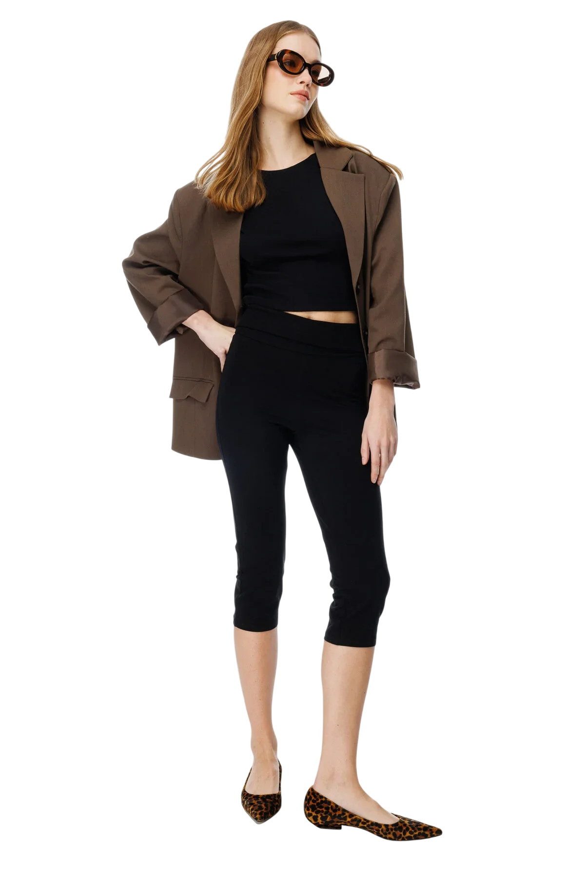 Alexa Dash Leggings Hohe Taille Bermuda Leggings