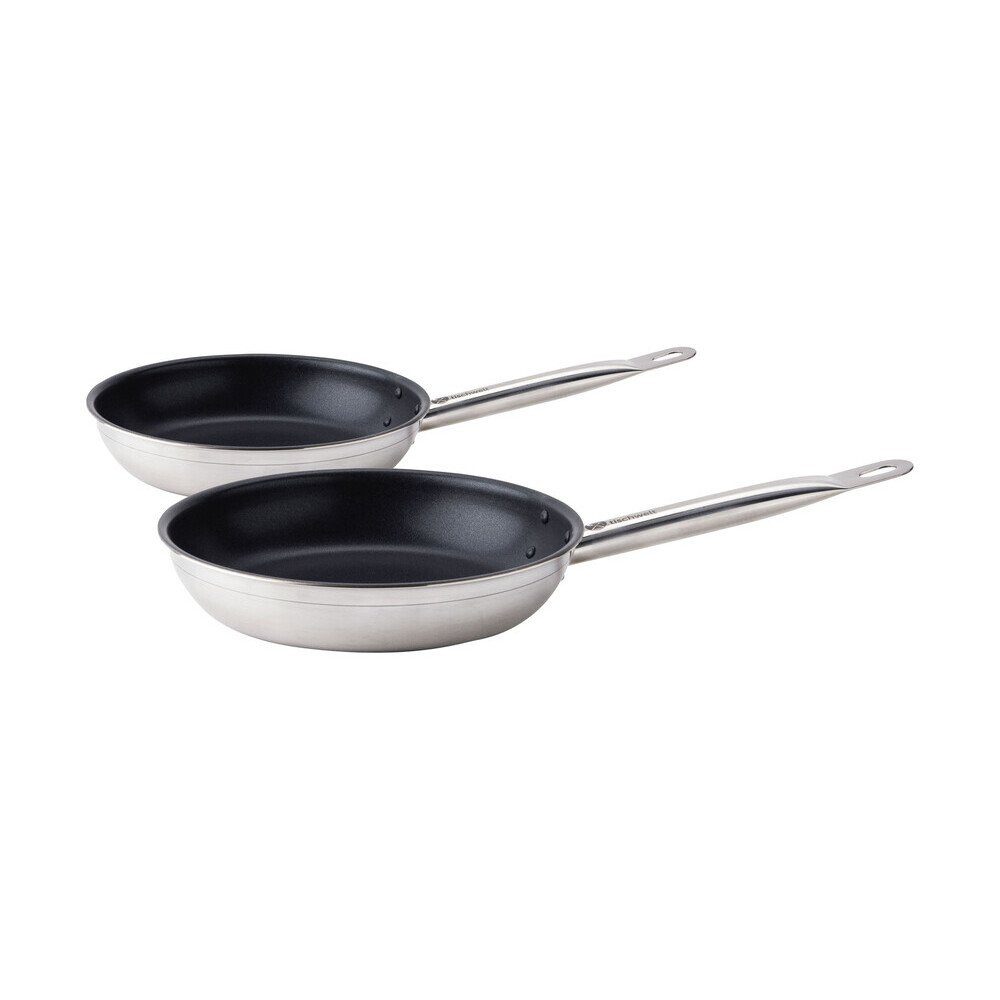 tischwelt Bratpfanne Bratpfannen-Set 2-tlg. Cook Love, (Pfannenset, 2-tlg), Bratpfannen-Set, 2-tlg., Aluminium