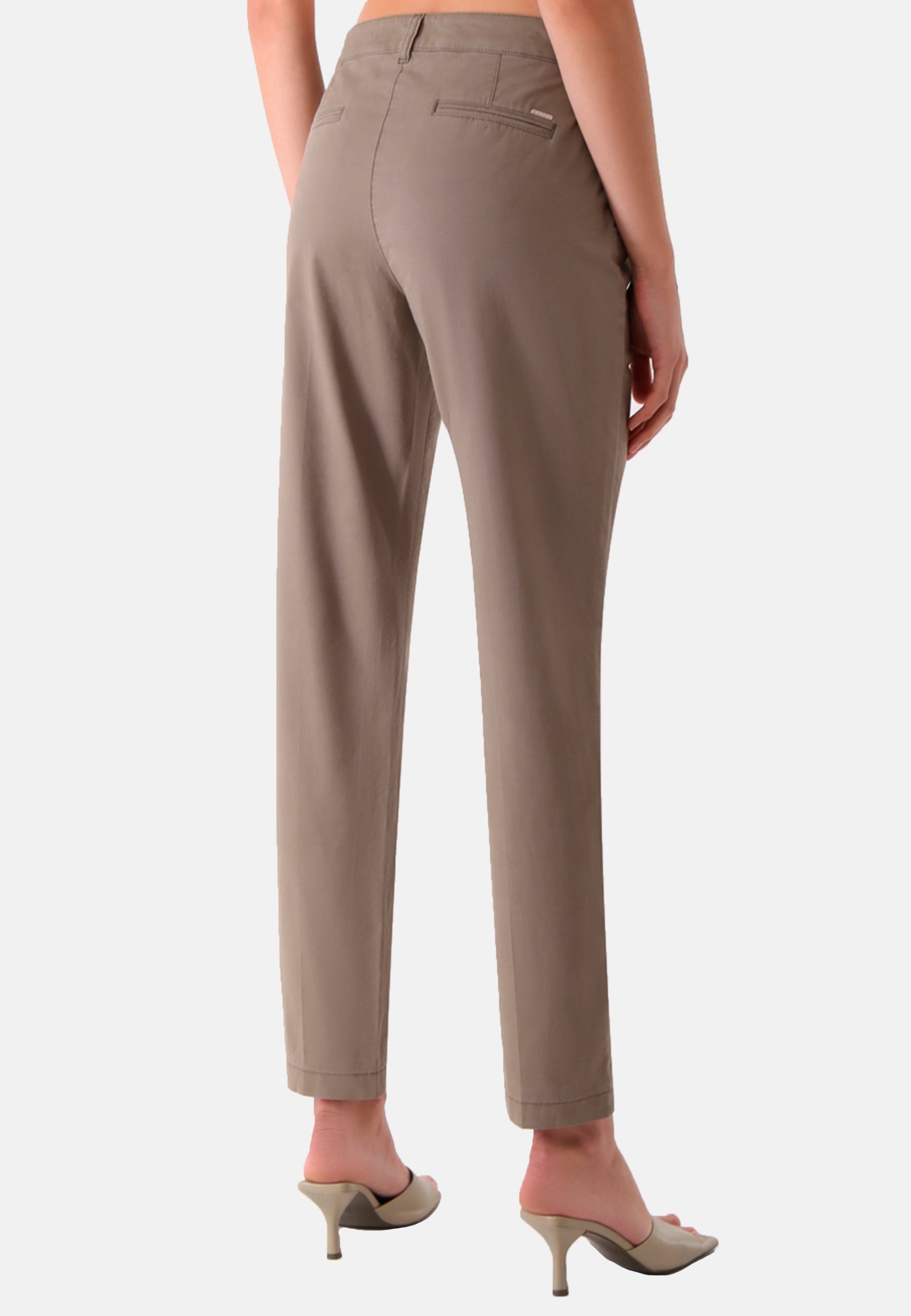 Chinohose ppep. Walnut Cotton-stretch, Damen Anna Aus Chino-hose