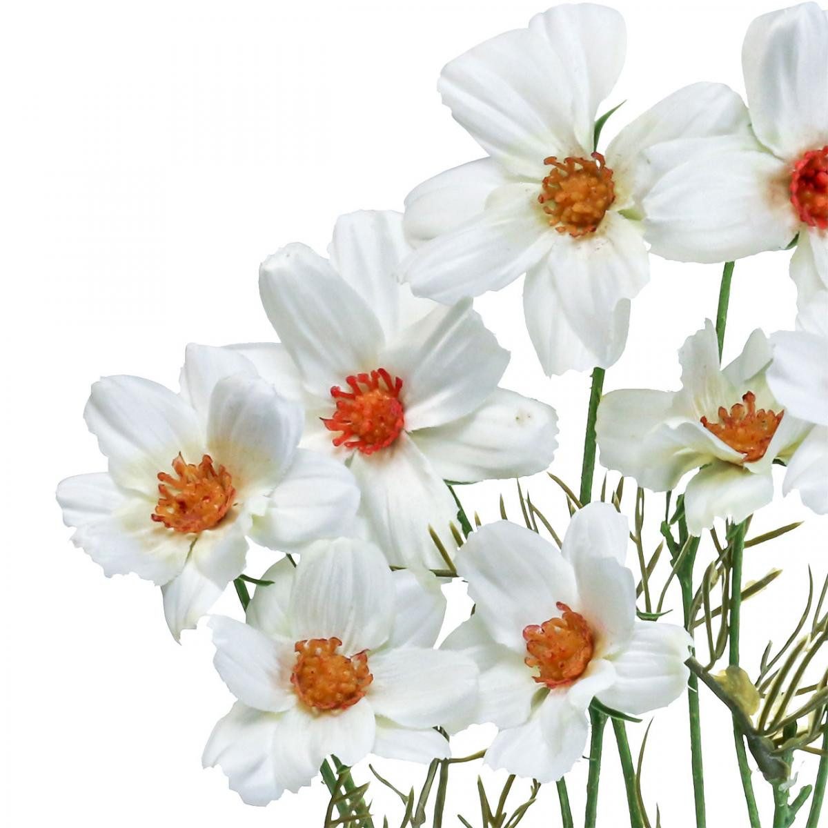 Kunstblume Kunstblumen Cosmea Dekoration für Tisch, Geschenk und Floristik, 3 St, Florists Products, Höhe 51 cm