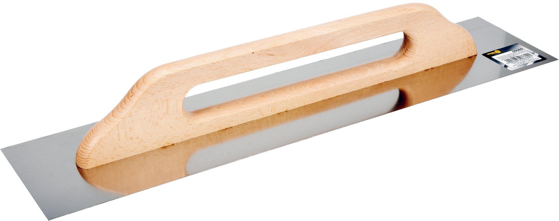 TRIZERATOP Glättekelle Glattes Edelstahl-Putzbrett 580 mm mit Holzgriff (Glattes Edelstahl-Putzbrett 580 mm mit Holzgriff)