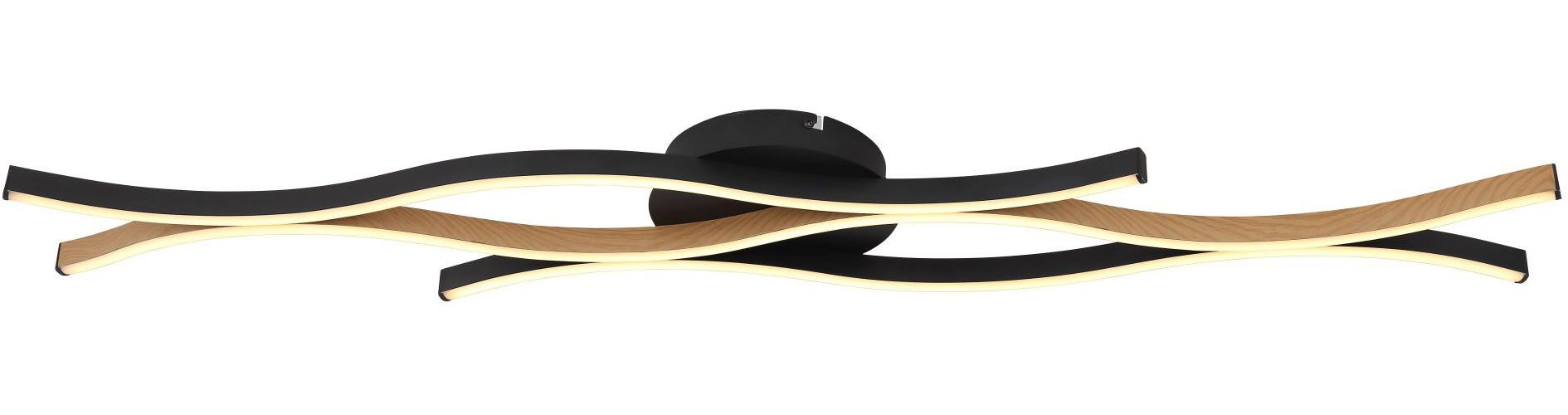 GLOBO LIGHTING LED Deckenleuchte GERONIMO, LED fest integriert, Warmweiß, D günstig online kaufen