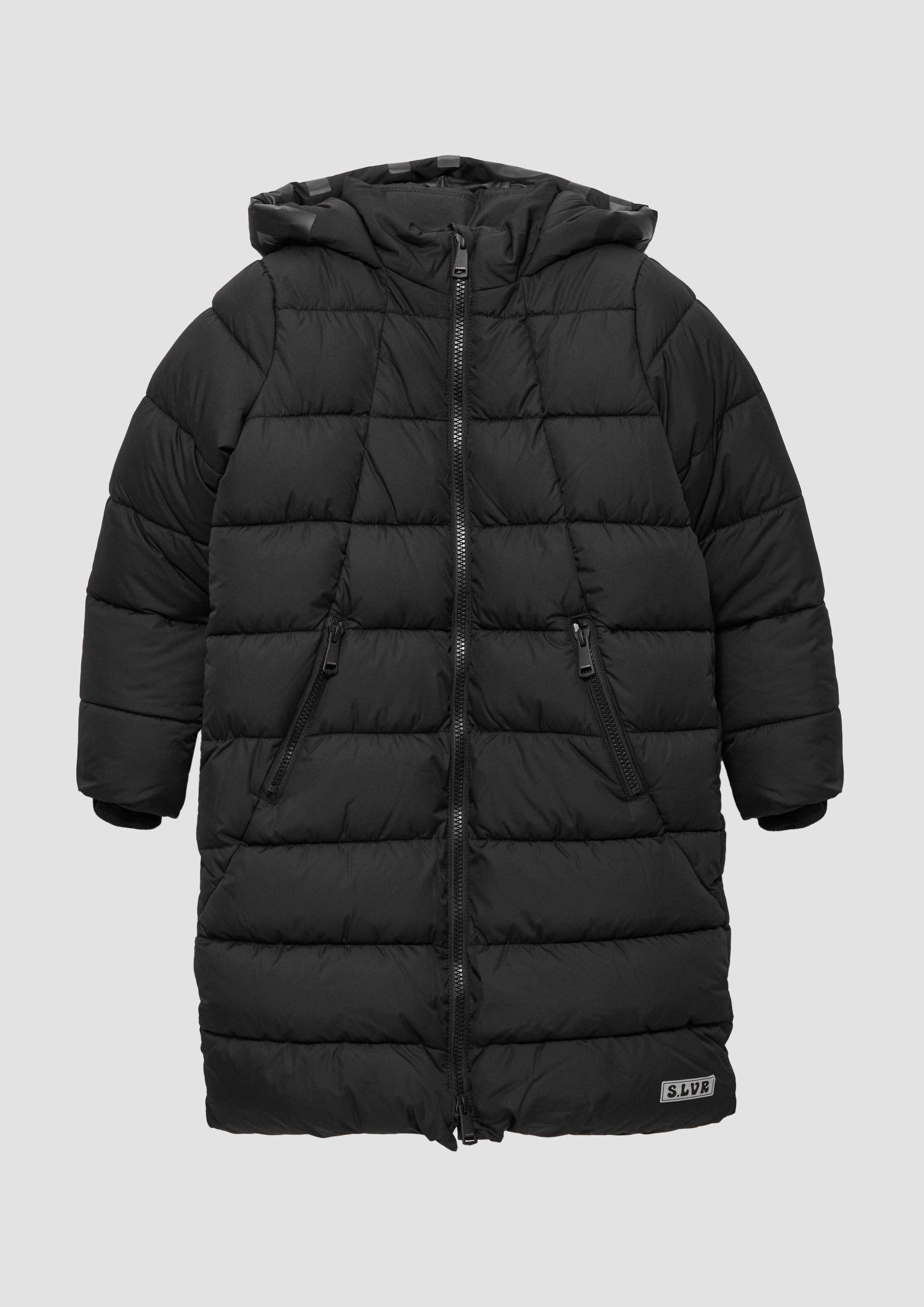 Funktionsmantel Warmer Mantel im Loose Fit mit Zwei-Wege-Zipper