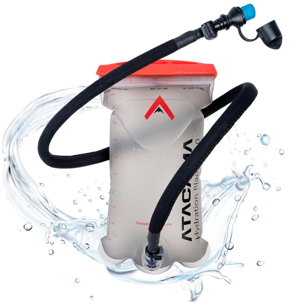 Atacama Trinkflasche Atacama Trinkflasche 2L mit Mundstück, Laufen Wandern Radfahren Outdoor Wandern ohne Weichmacher 100% dicht