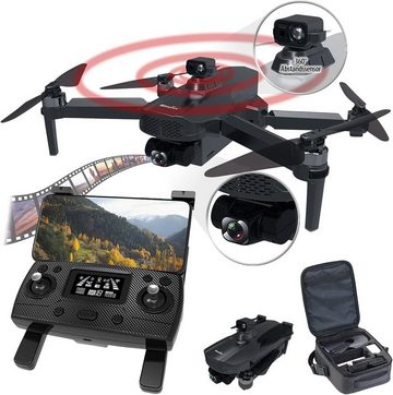 Simulus Drohne (3840 x 2160 pixels, Drone Faltbare GPS-Drohne, 4K-Cam -Abstandssensor, Brushless-Motor)